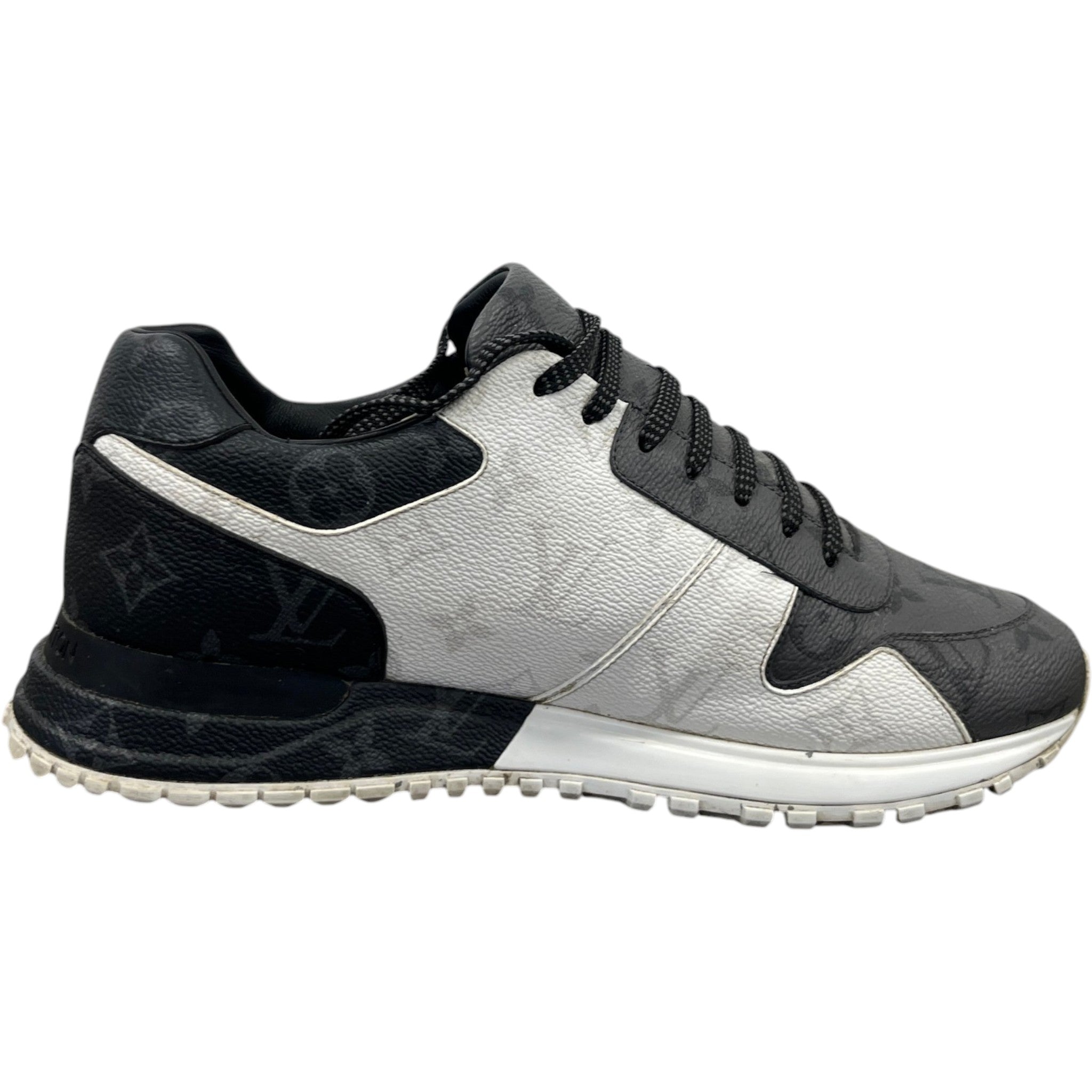 Men's Triple Monogram Run Away Low Trainers Black Size EU 39.5 / UK 5.5
