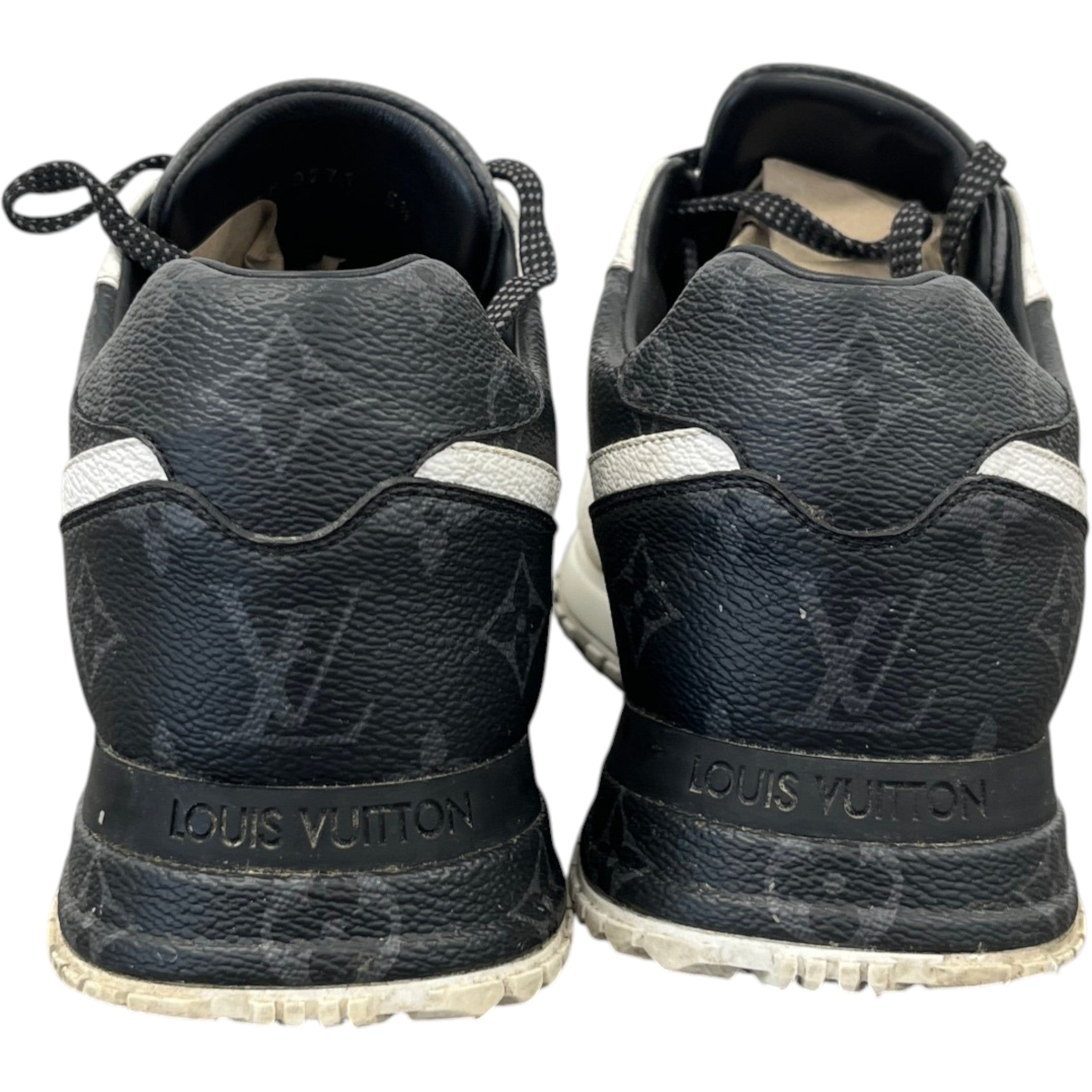 Men's Triple Monogram Run Away Low Trainers Black Size EU 39.5 / UK 5.5