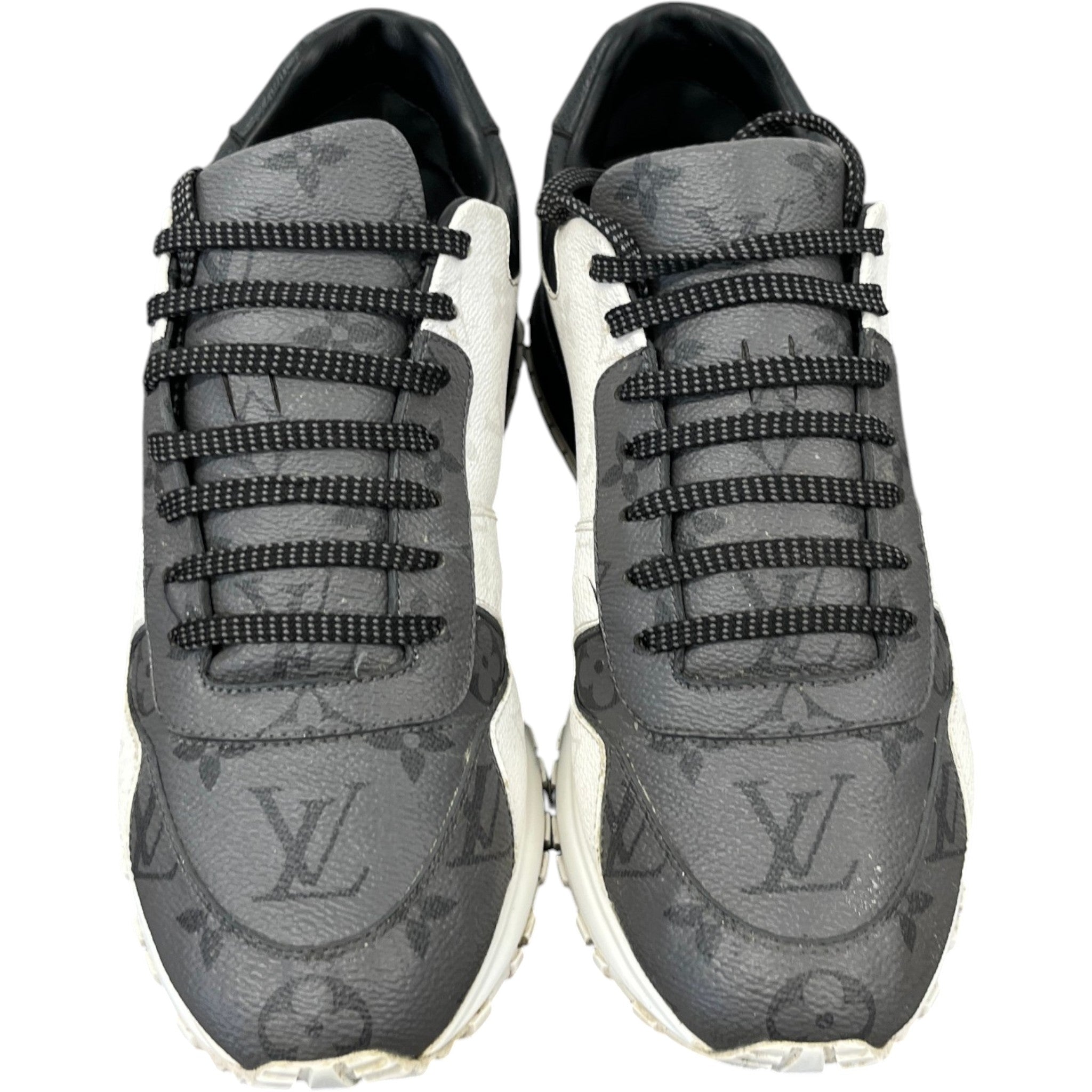 Men's Triple Monogram Run Away Low Trainers Black Size EU 39.5 / UK 5.5