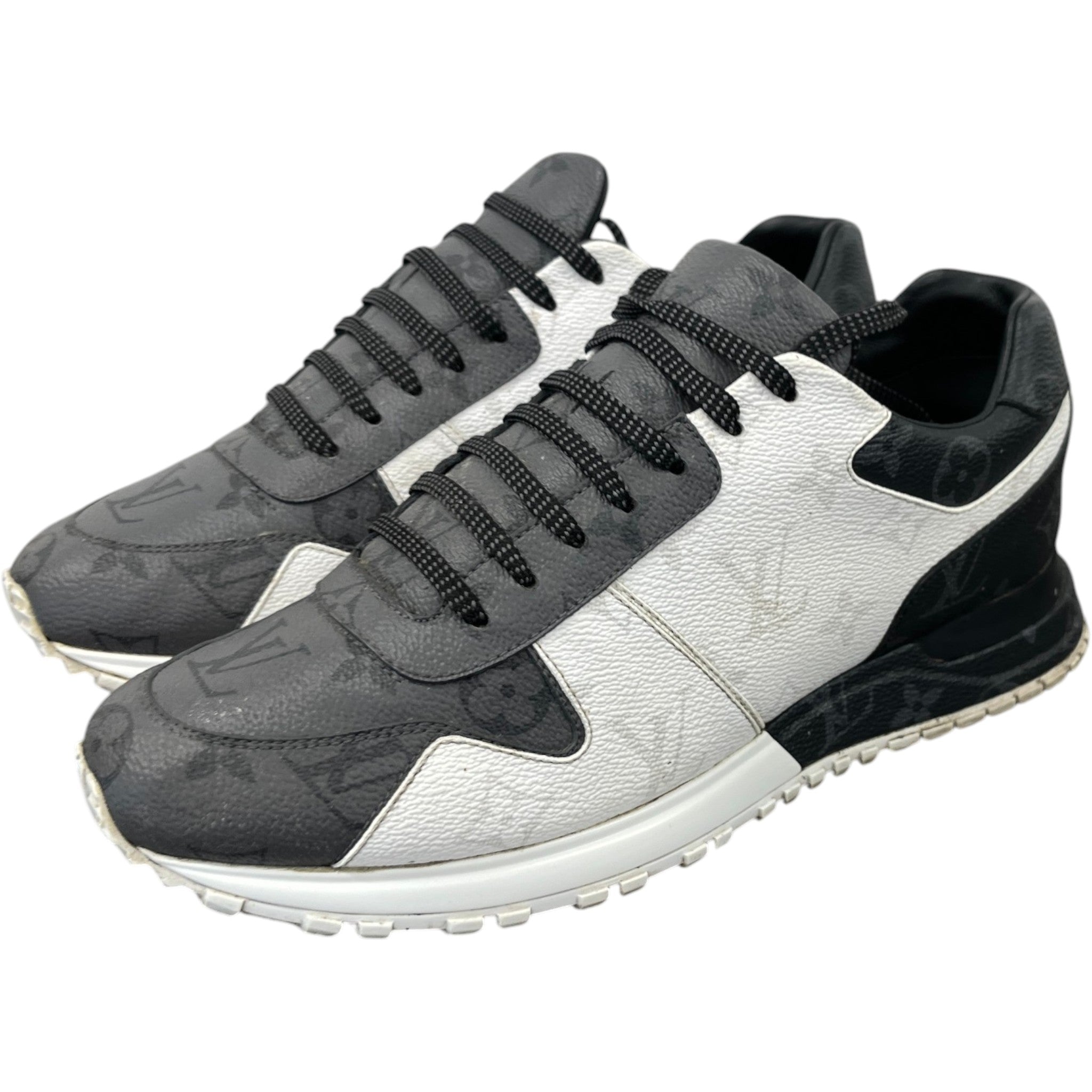 Men's Triple Monogram Run Away Low Trainers Black Size EU 39.5 / UK 5.5