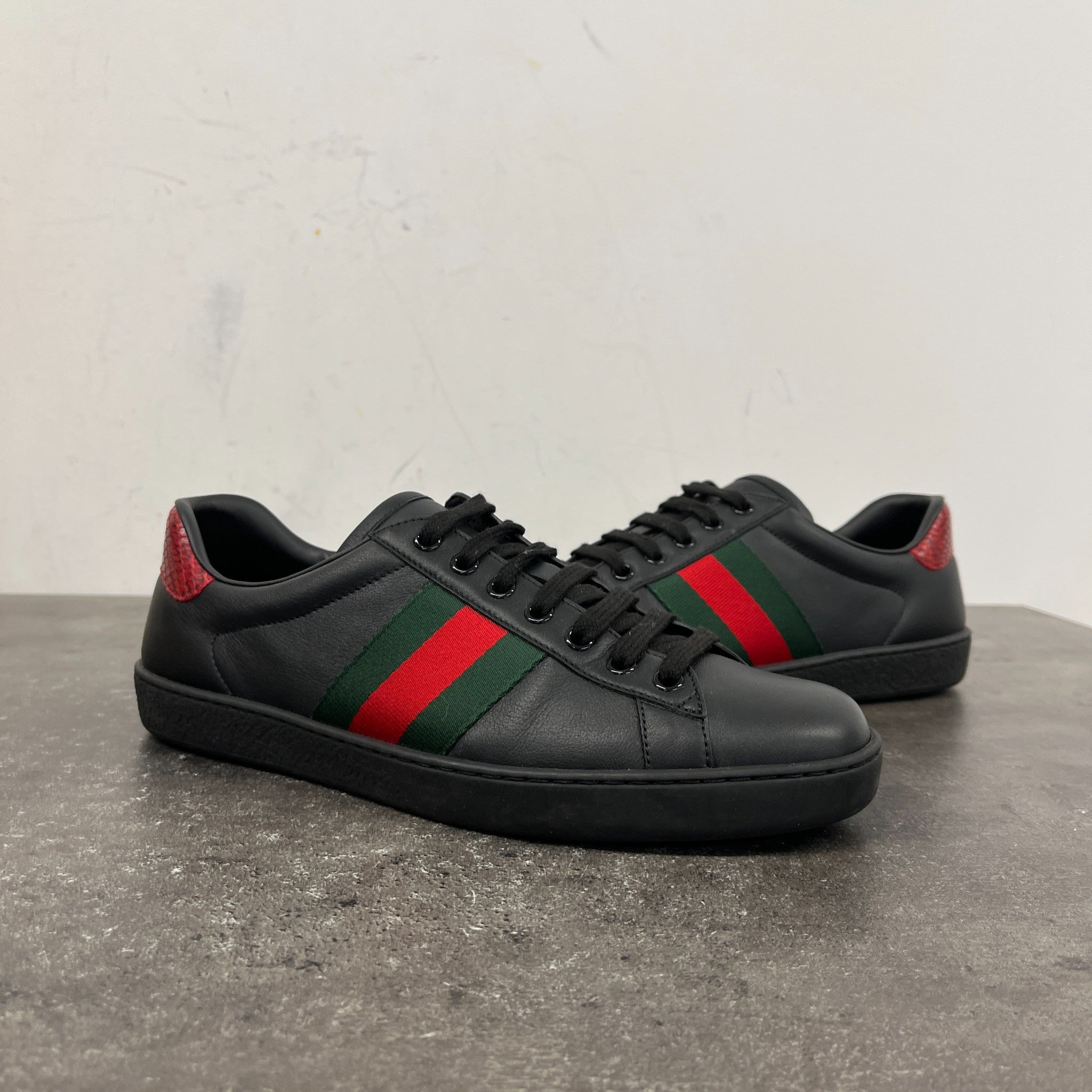 Men's Ace Web Low Trainers Black Size EU 41 / UK 7