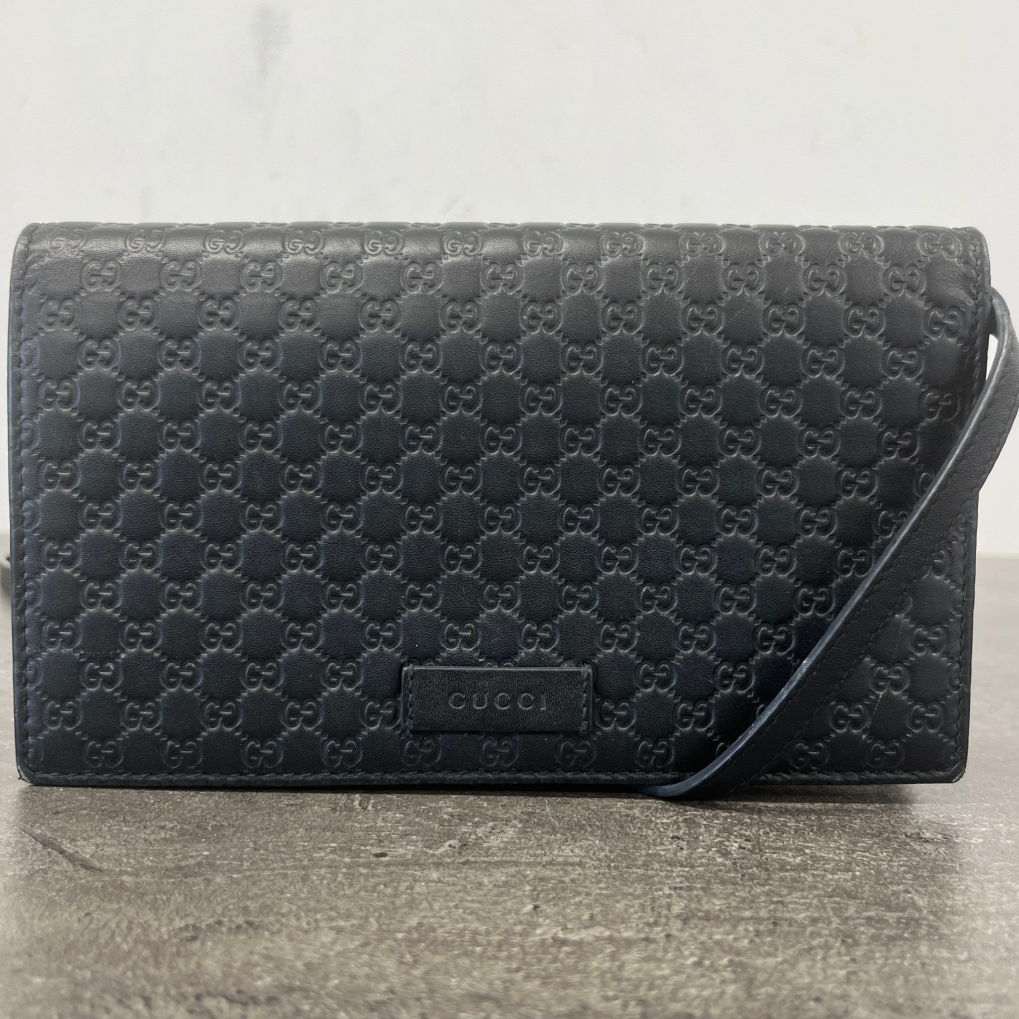 Women's Microguccissima Bag Black