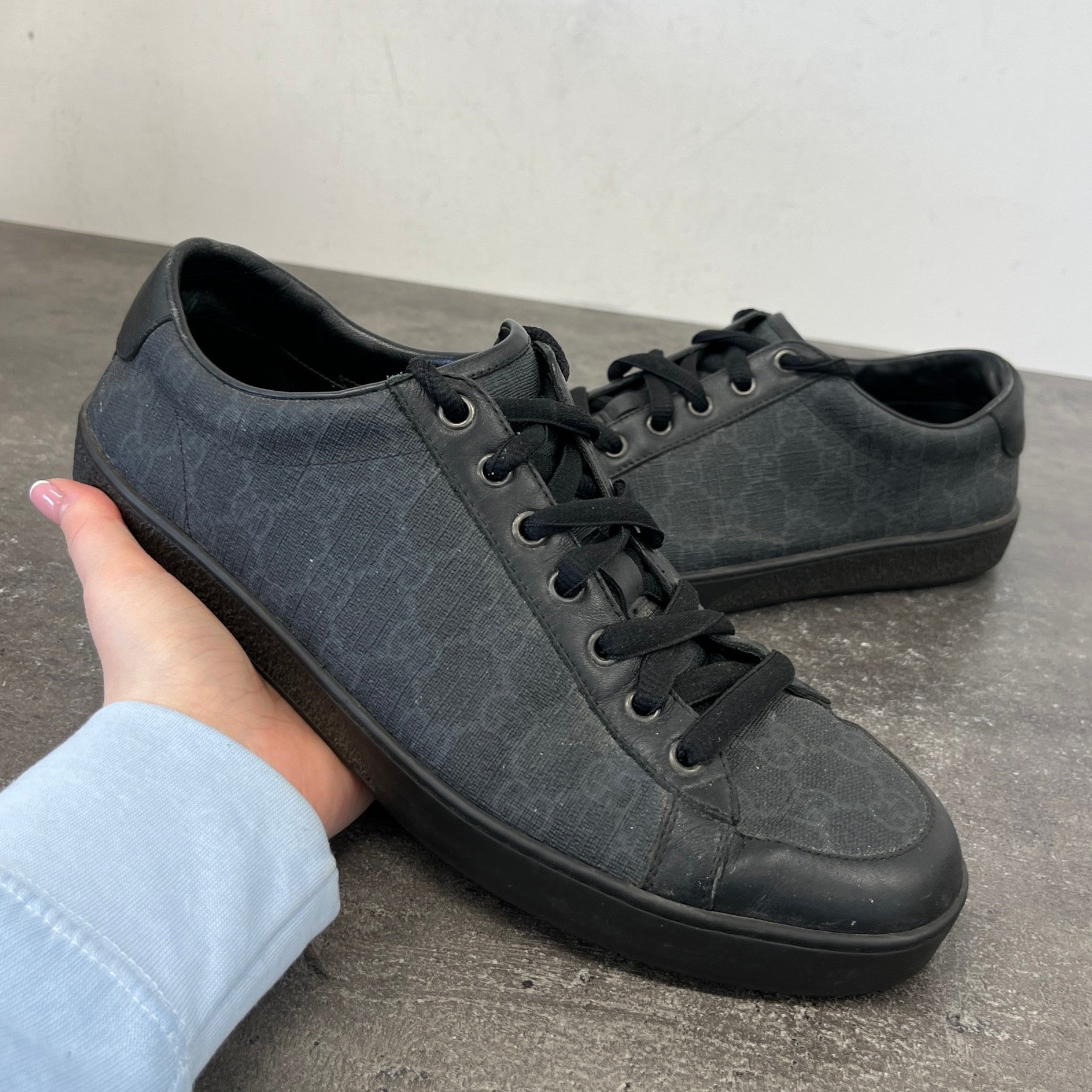 Men's Brooklyn Gg Supreme Low Trainers Black Size EU 43 / UK 9