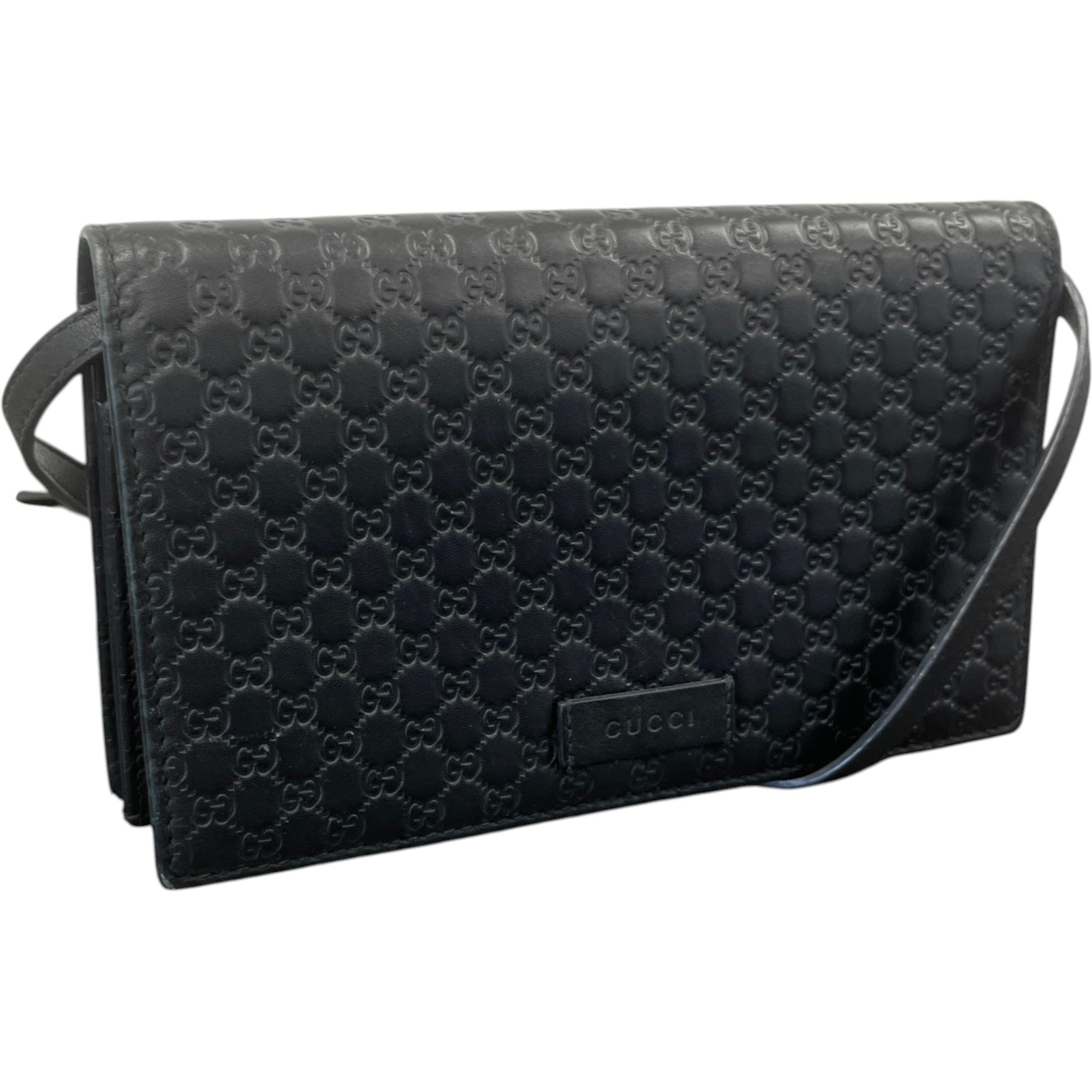 Women's Microguccissima Bag Black