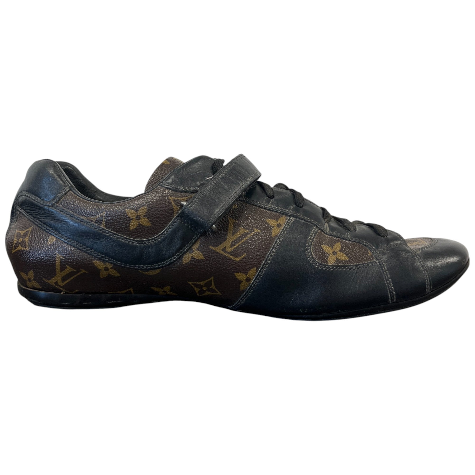 Men's Monogram Globe Trotter Low Trainers Brown Size EU 45 / UK 11