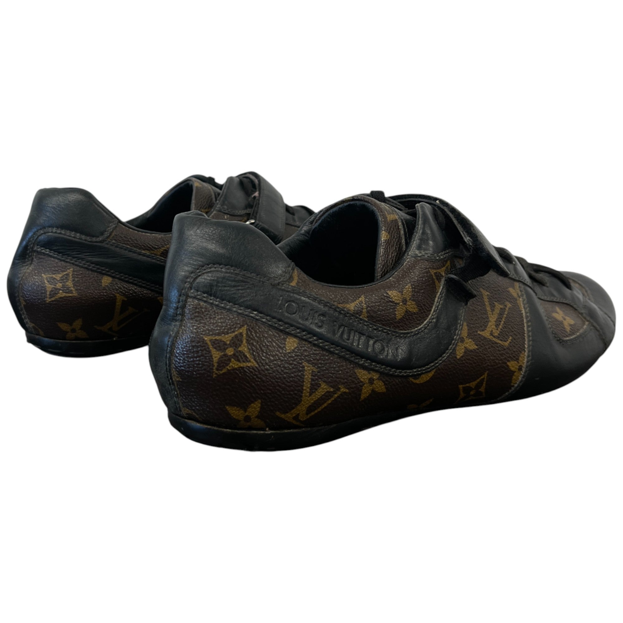 Men's Monogram Globe Trotter Low Trainers Brown Size EU 45 / UK 11