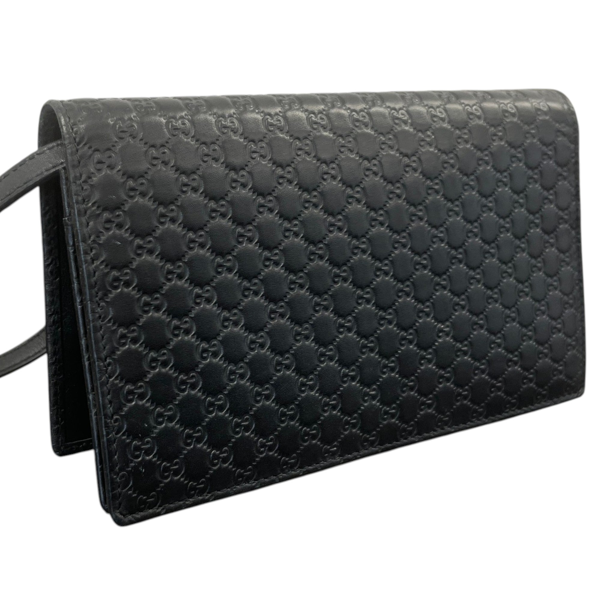 Women's Microguccissima Bag Black