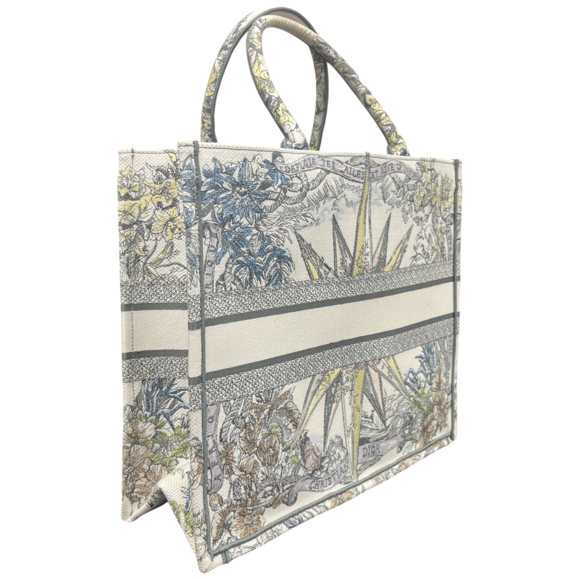 Women's Large Book Tote Handbag White