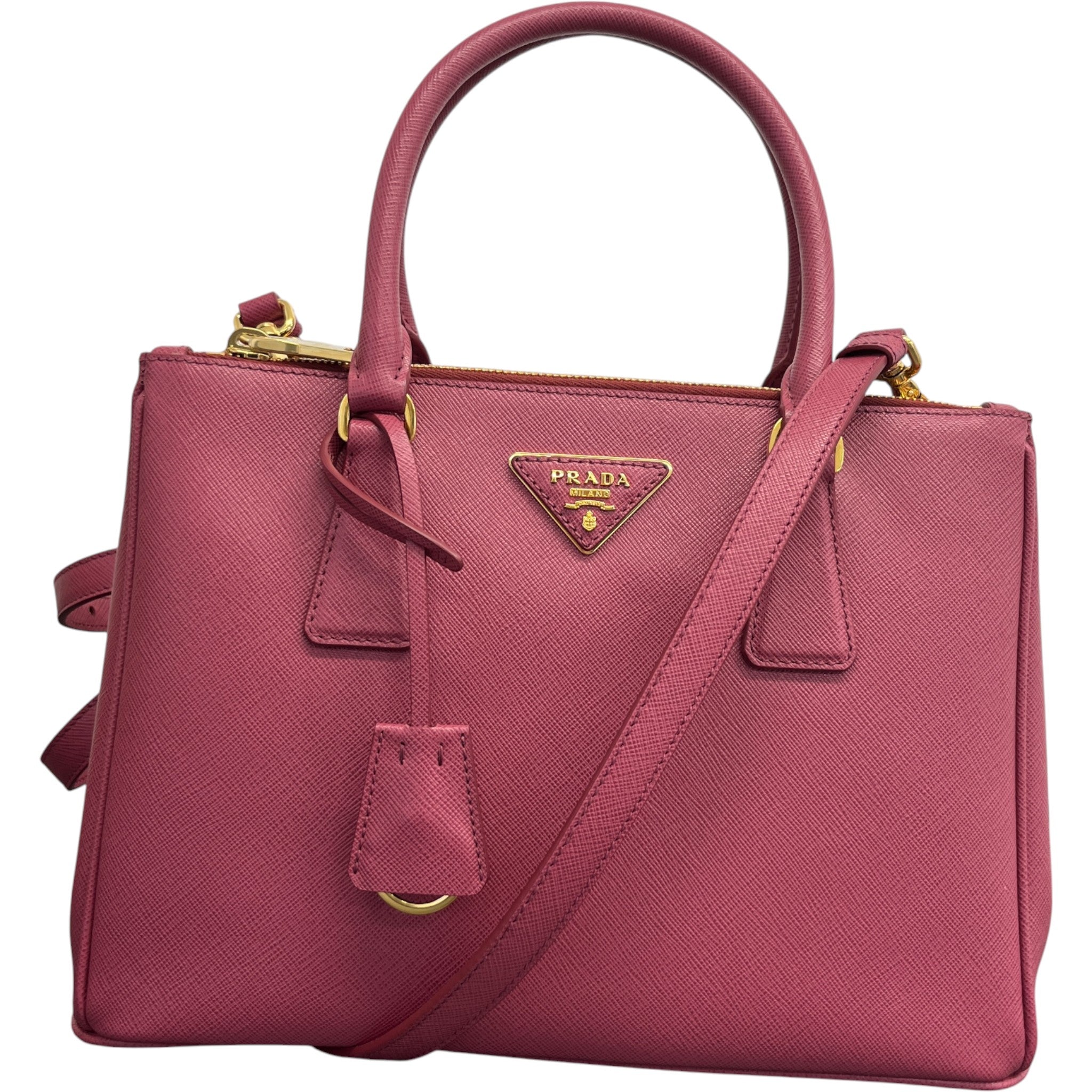Women's Galleria Small Saffiano Handbag Pink