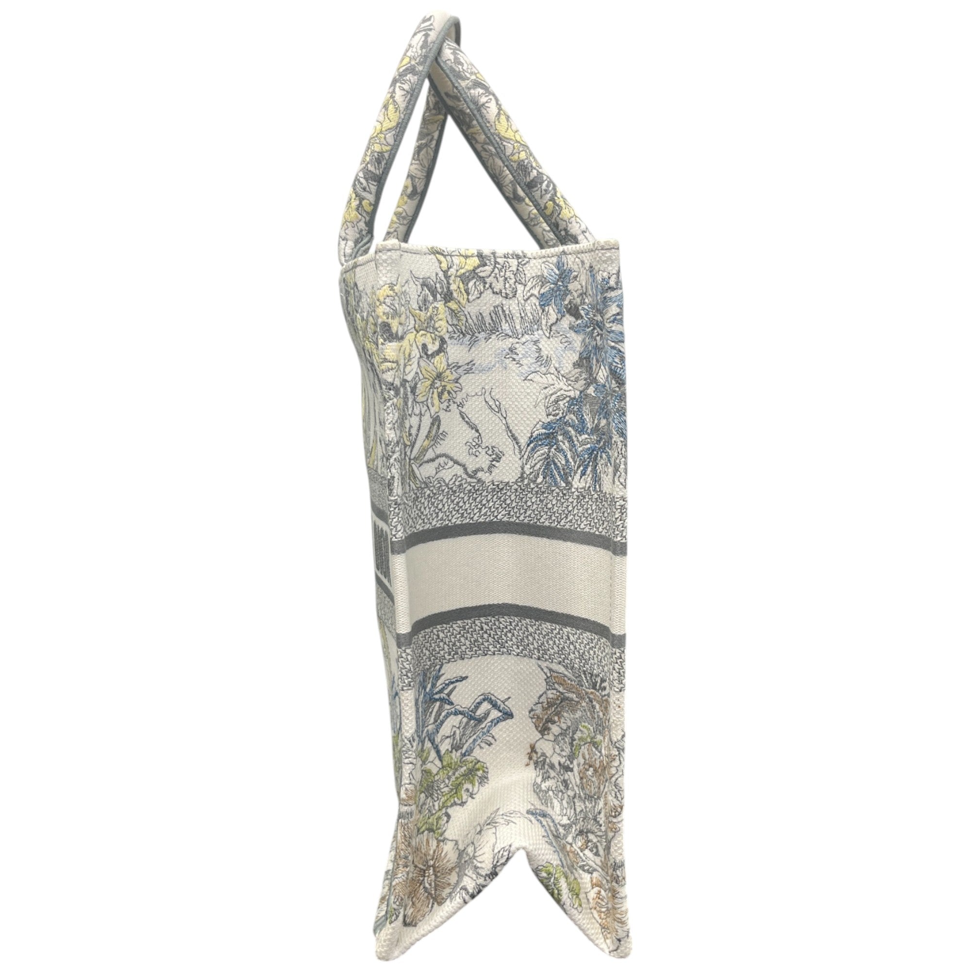 Women's Large Book Tote Handbag White