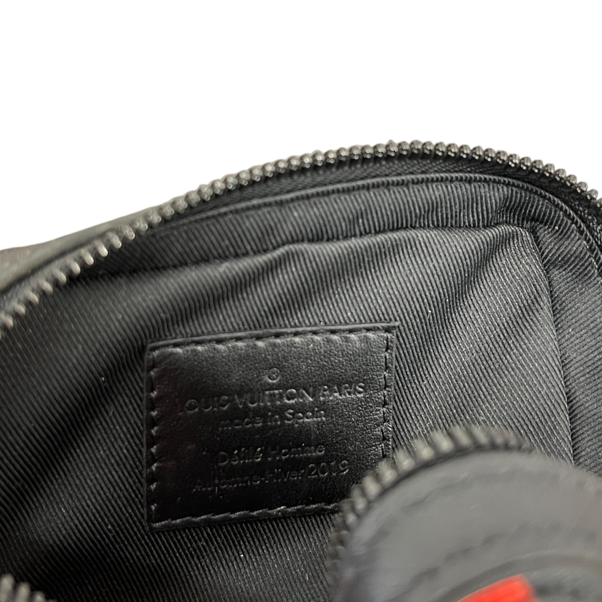 Men's Danube Rainbow Messenger Bag Black