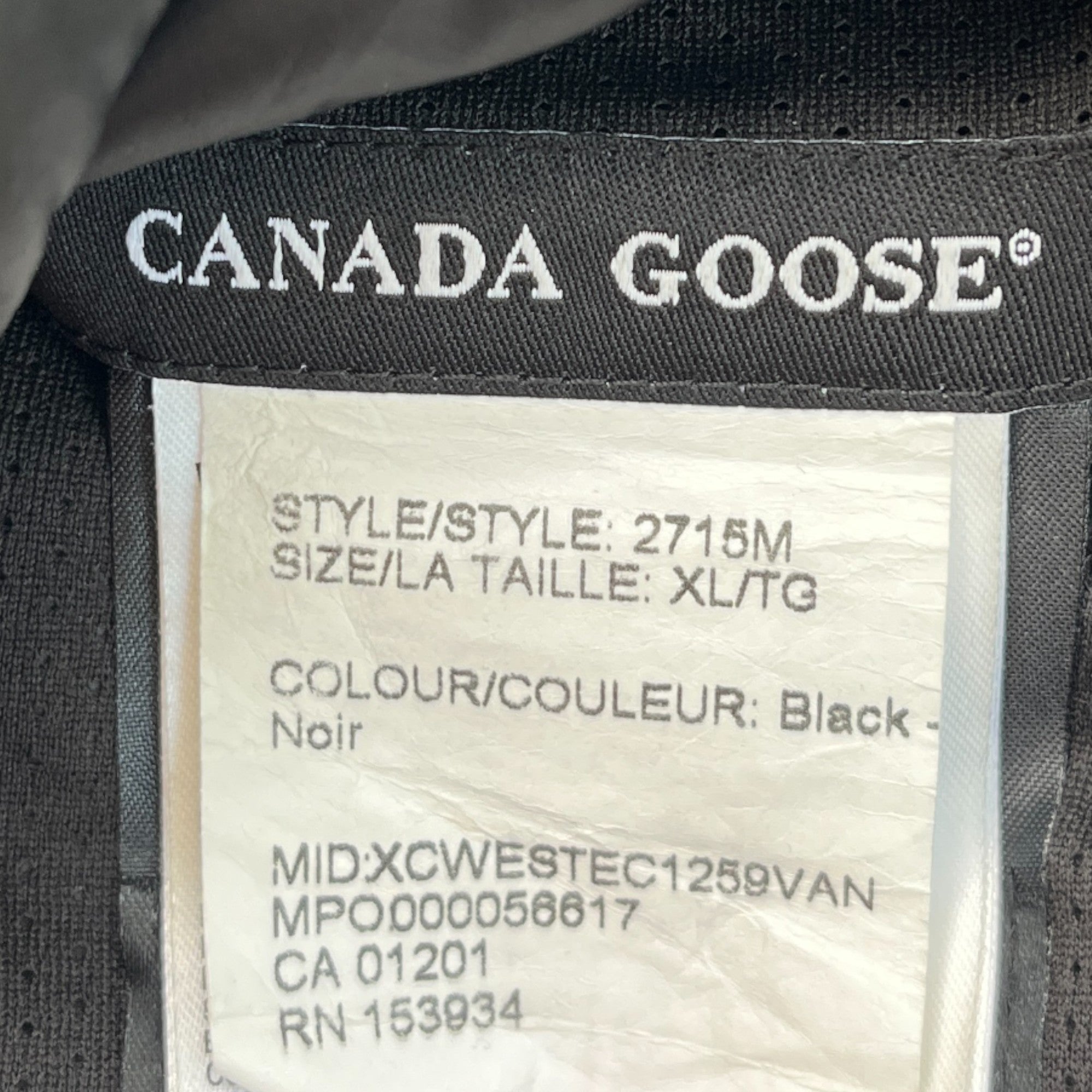 Men's Hybridge Gilet Black Size XL