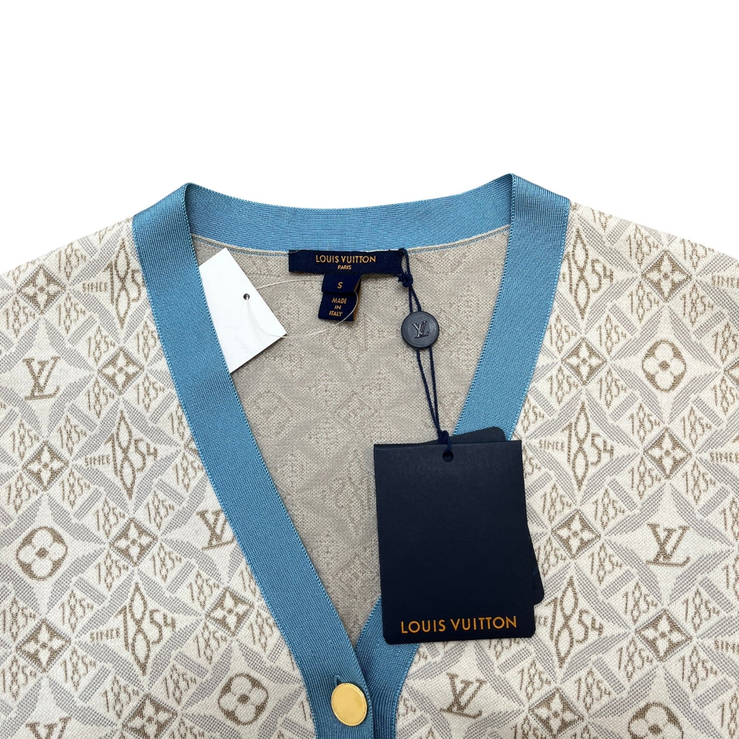 Women's Monogram Jacquard Jacket Blue Size S