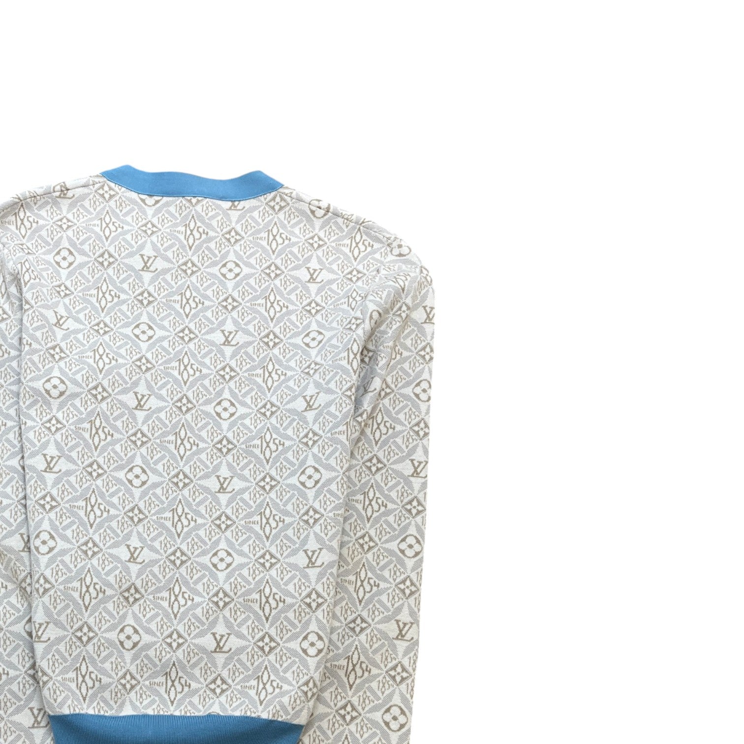 Women's Monogram Jacquard Jacket Blue Size S
