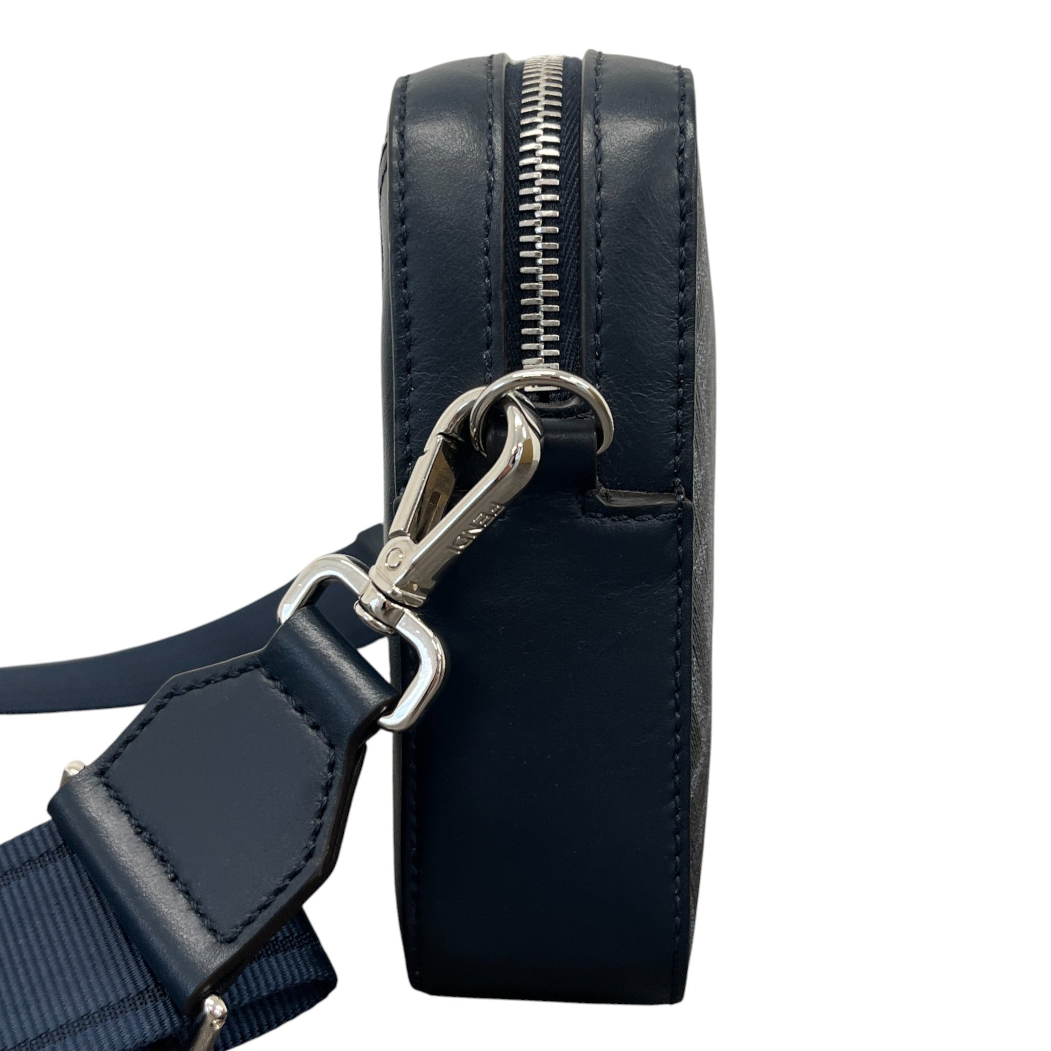 Men's Ff Monogram Messenger Bag Navy