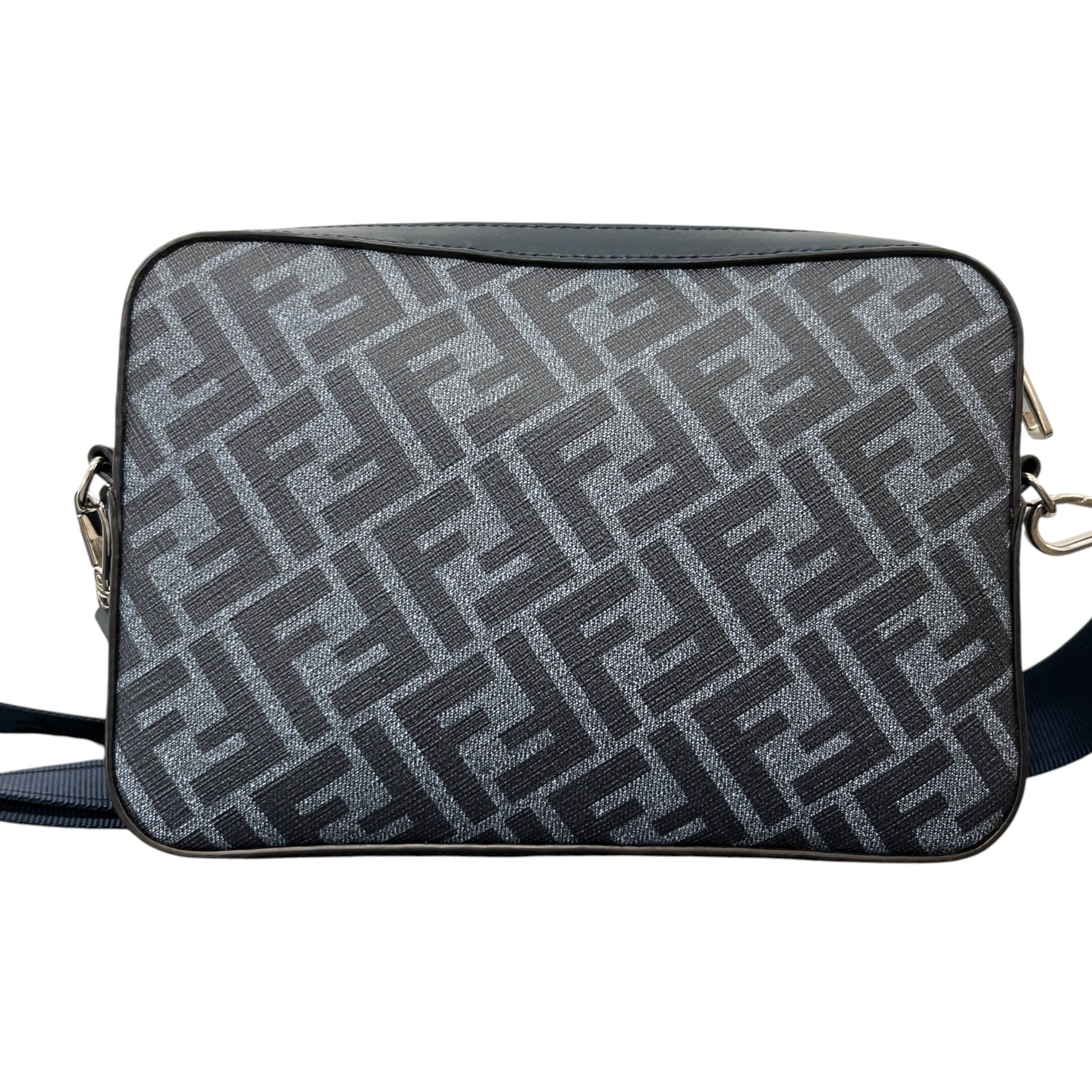 Men's Ff Monogram Messenger Bag Navy