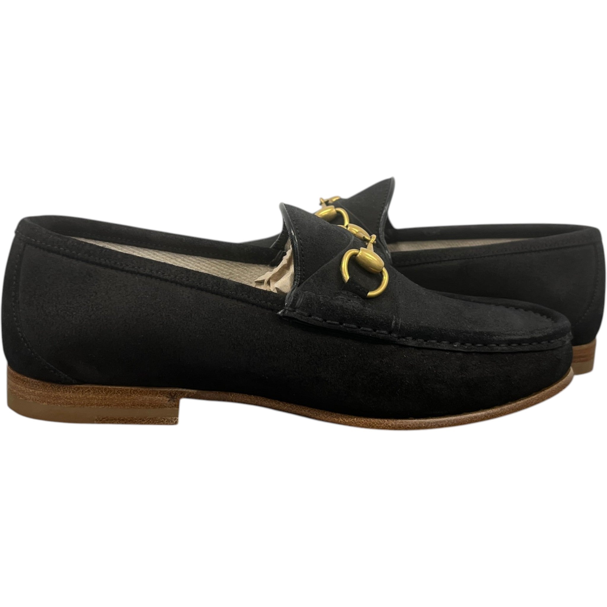 Men's Horsebit Loafers Black Size EU 39 / UK 5