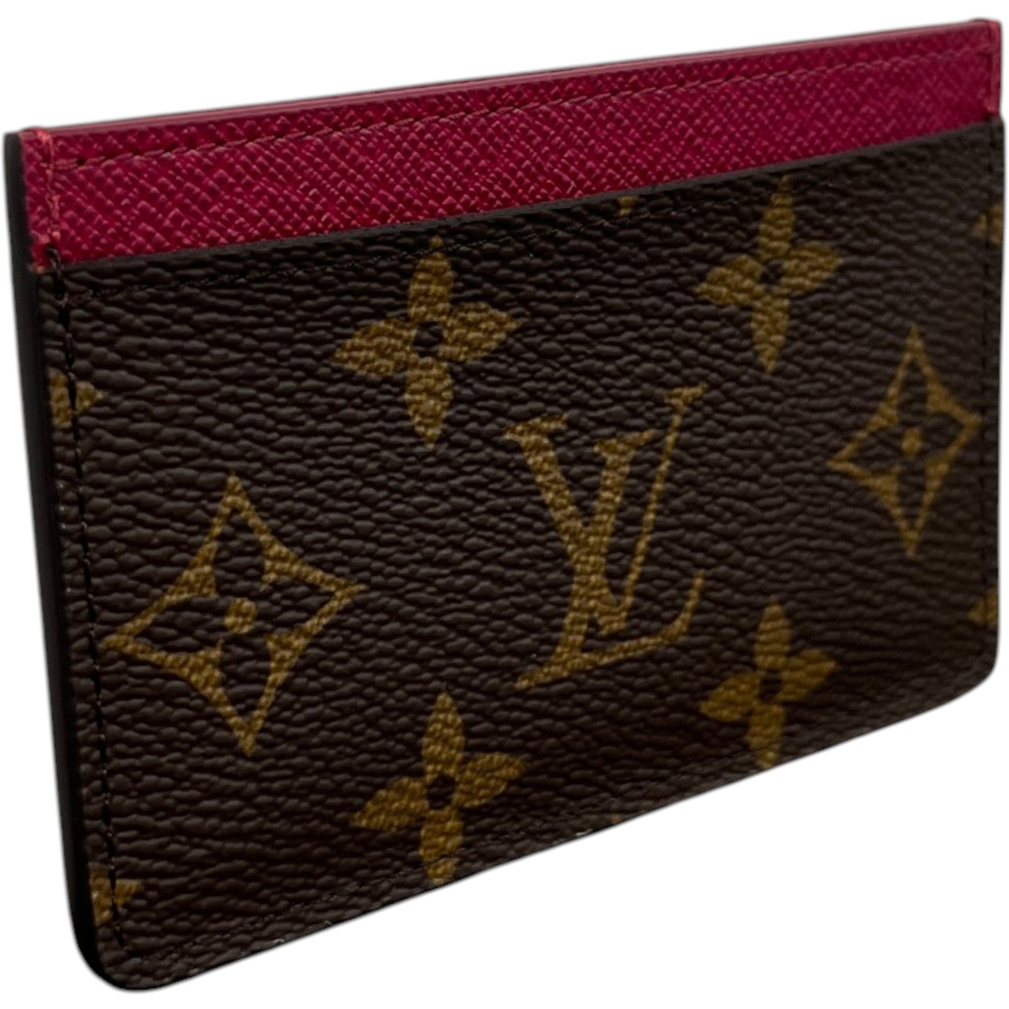 Men's Monogram Card Holder Brown
