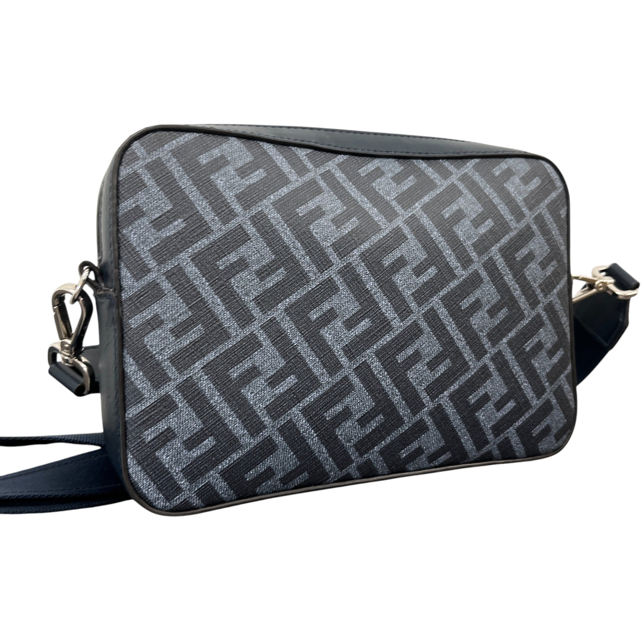 Men's Ff Monogram Messenger Bag Navy