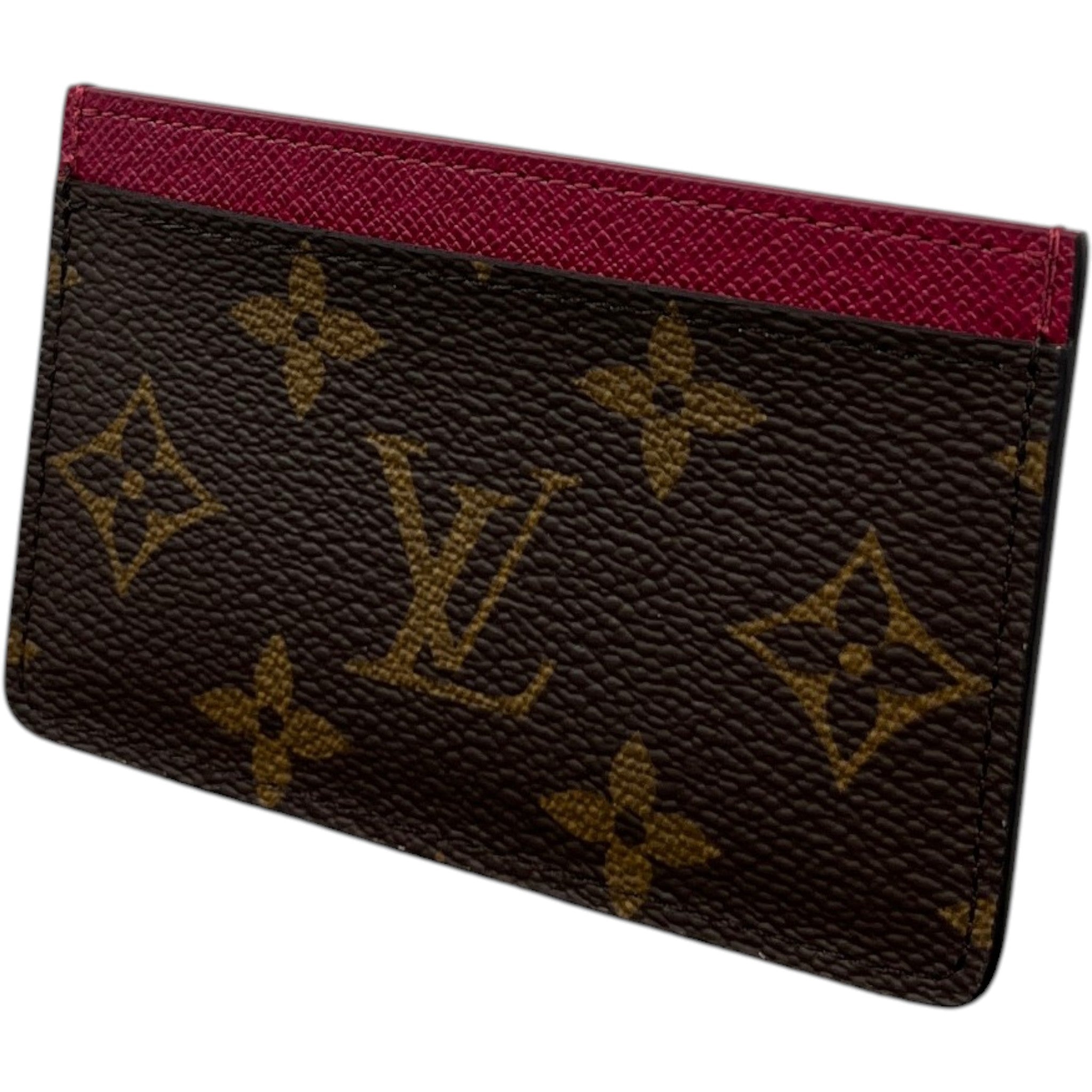 Men's Monogram Card Holder Brown