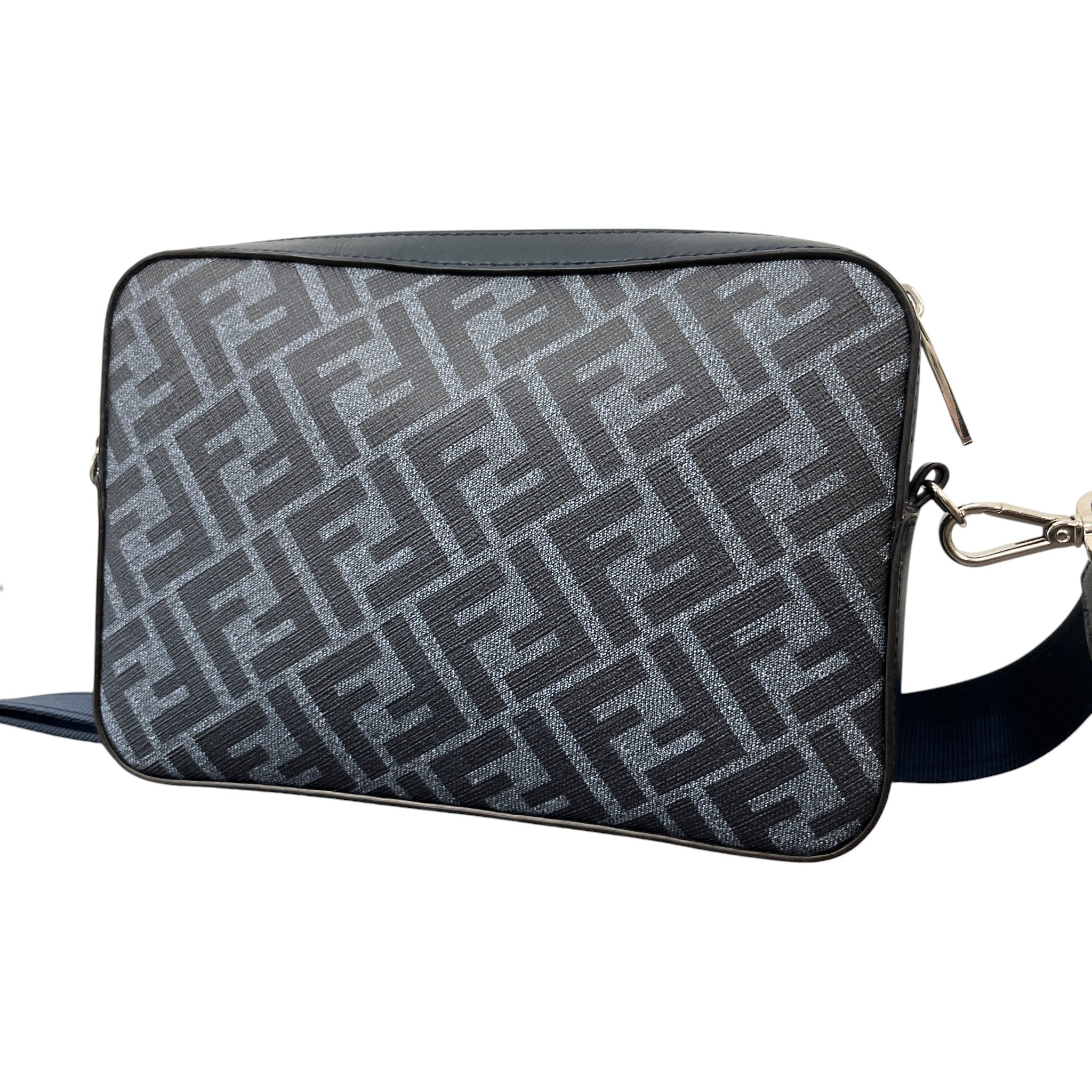 Men's Ff Monogram Messenger Bag Navy