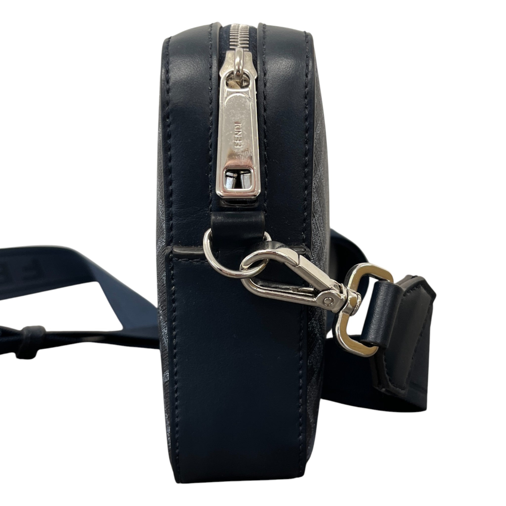 Men's Ff Monogram Messenger Bag Navy