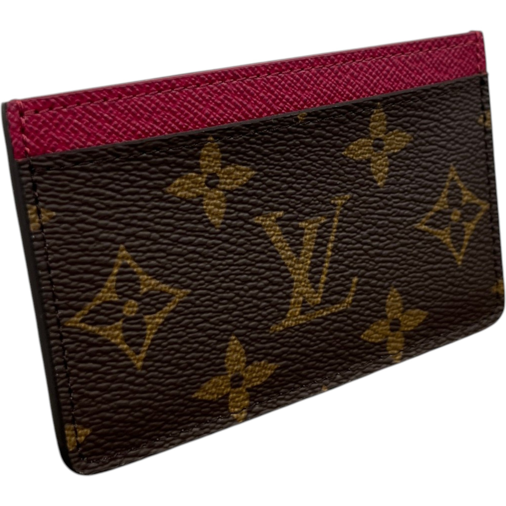 Men's Monogram Card Holder Brown