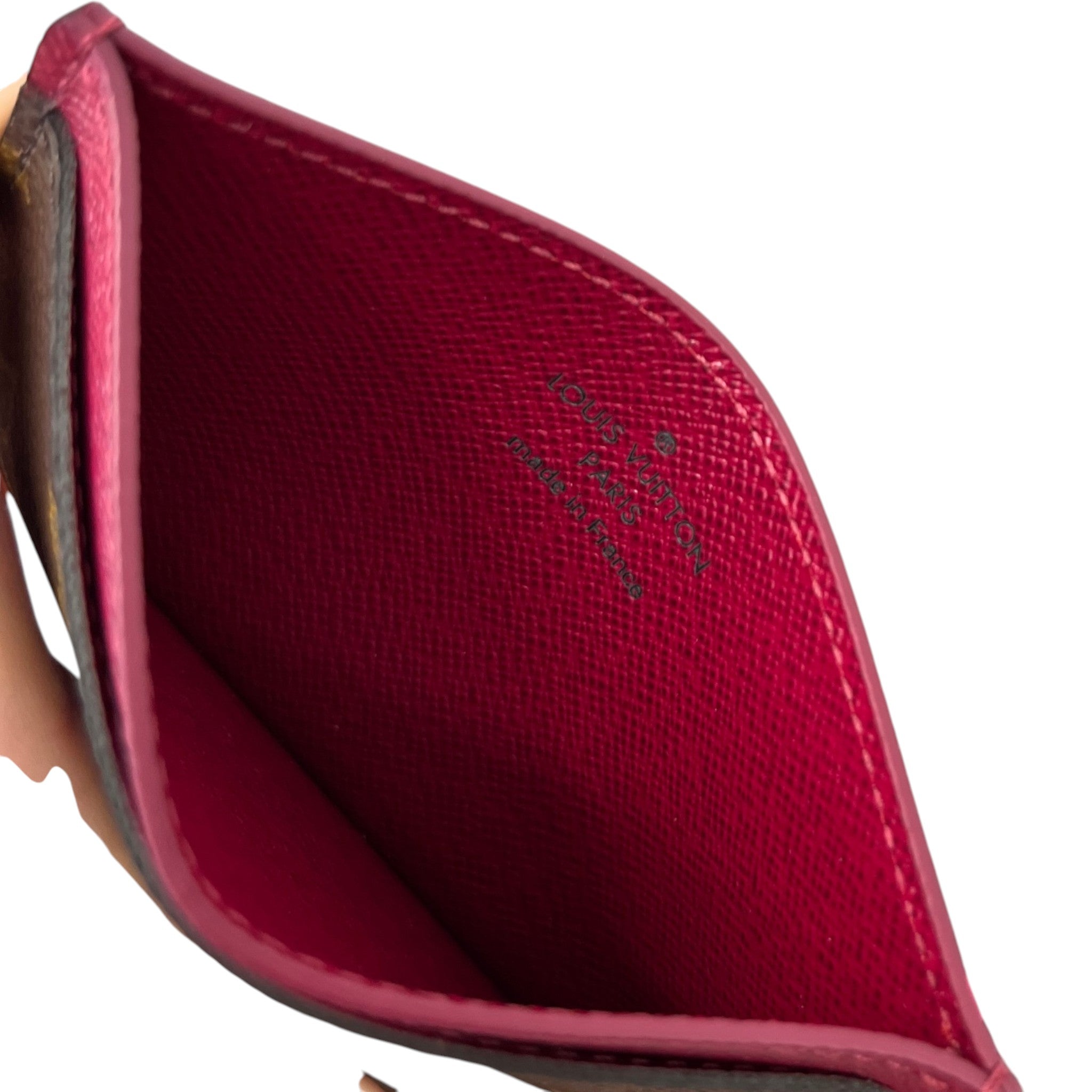 Men's Monogram Card Holder Brown