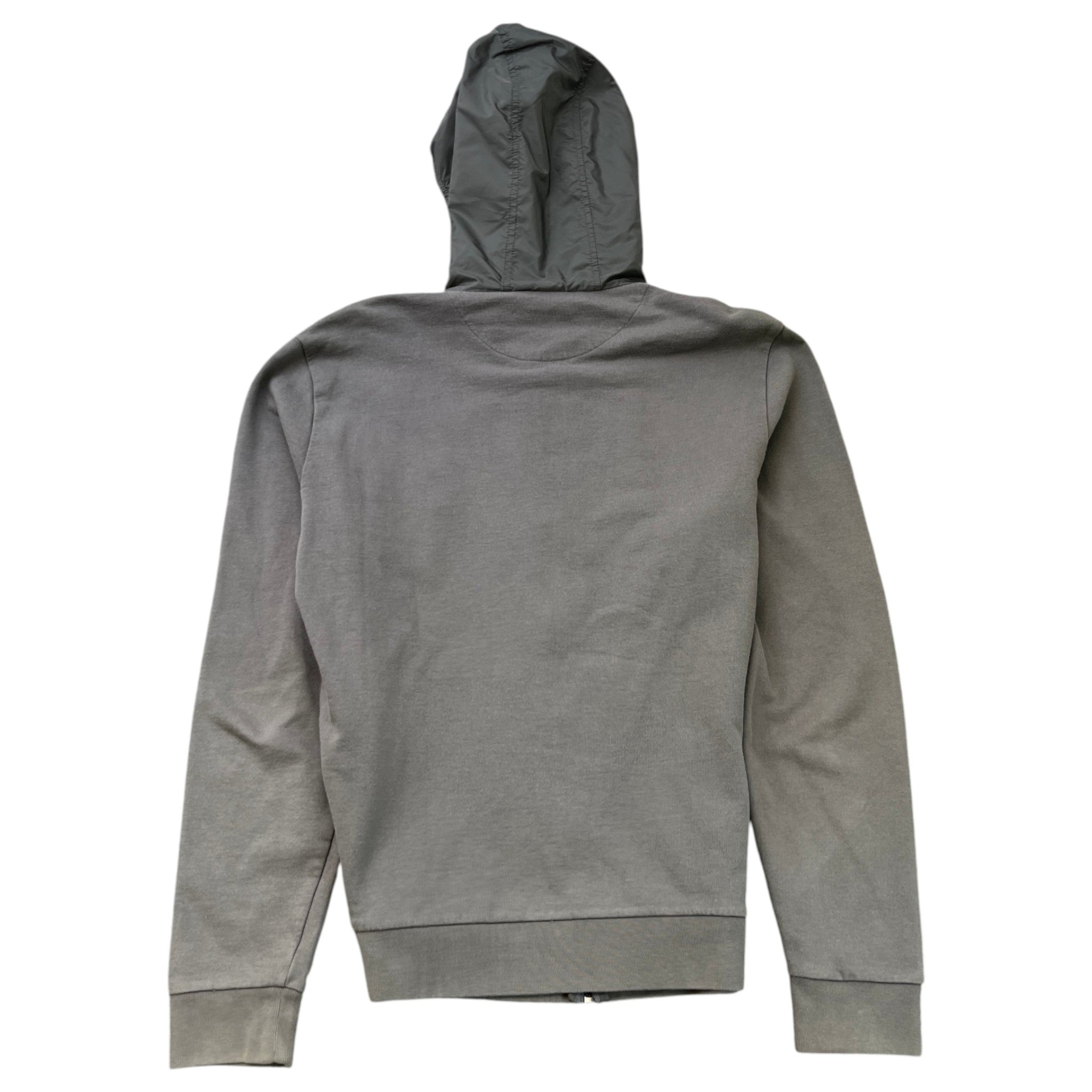 Men's Rubber Logo Hoodie Grey Size M