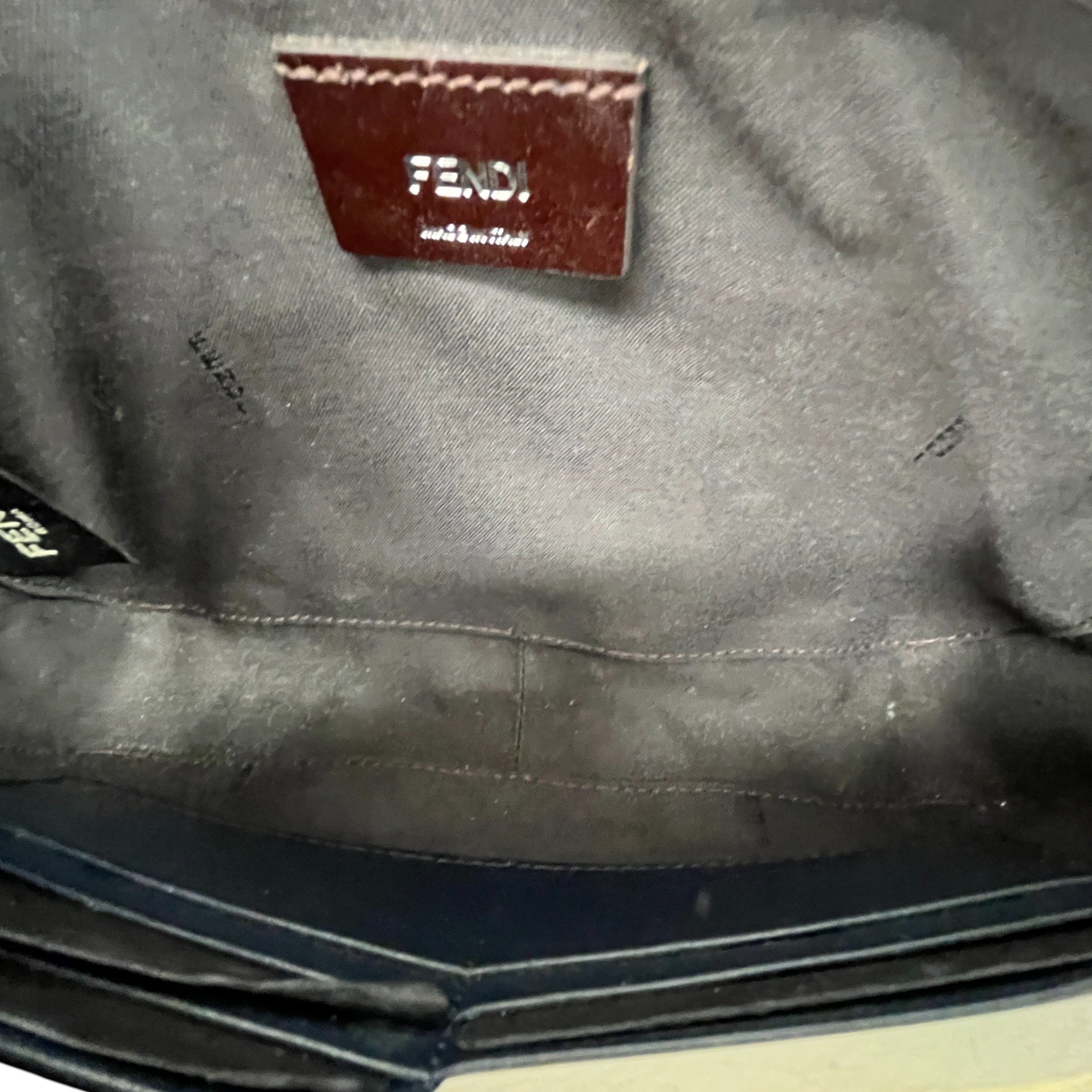 Men's Ff Monogram Messenger Bag Navy