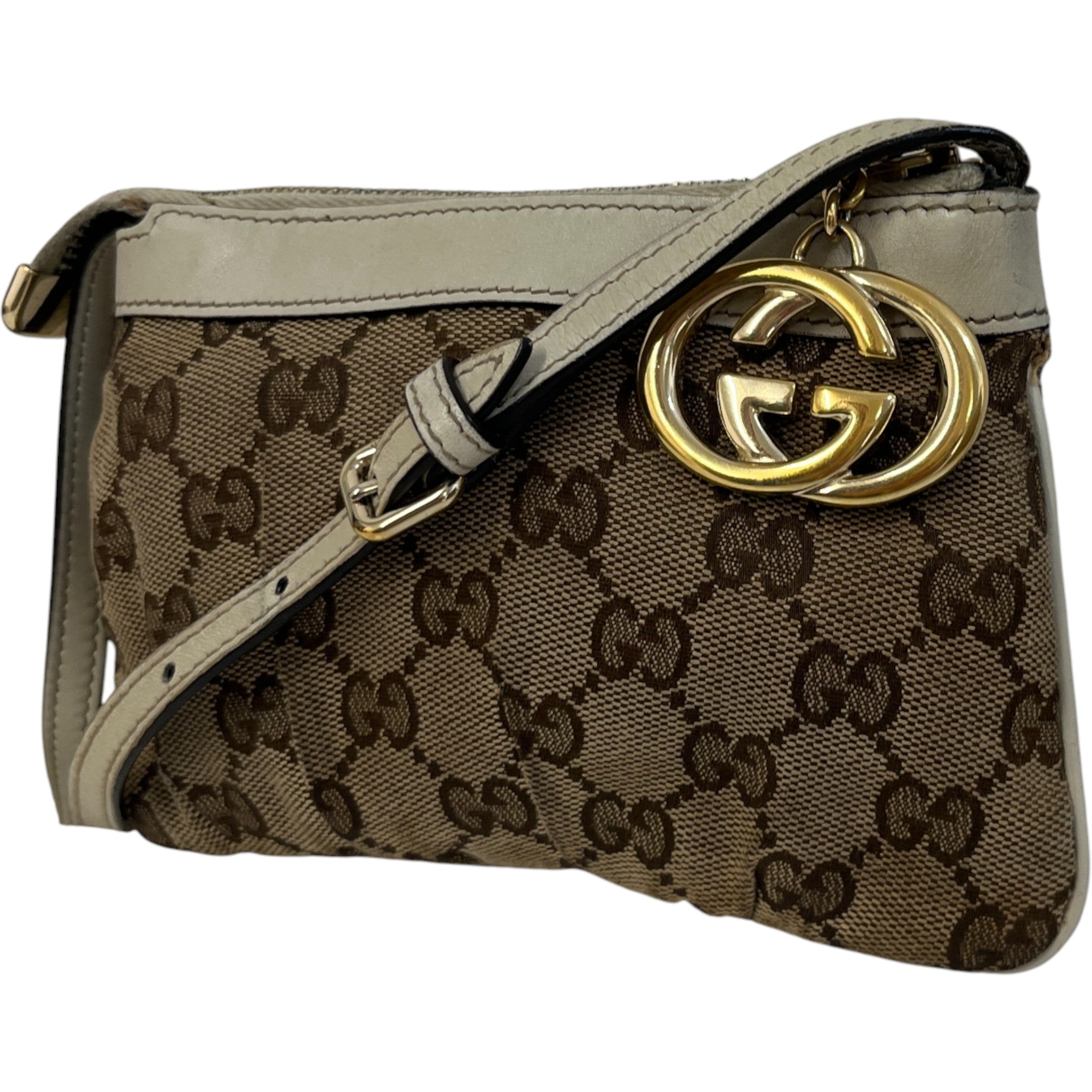 Women's Mini Gg Supreme Charm Handbag Beige