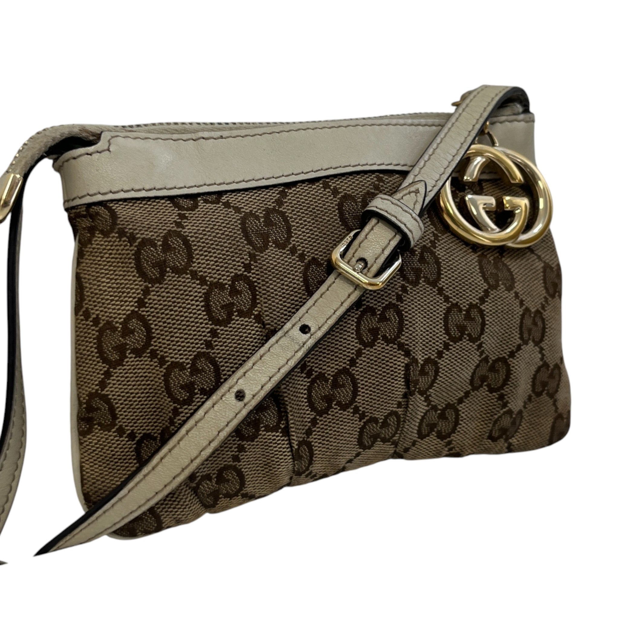 Women's Mini Gg Supreme Charm Handbag Beige