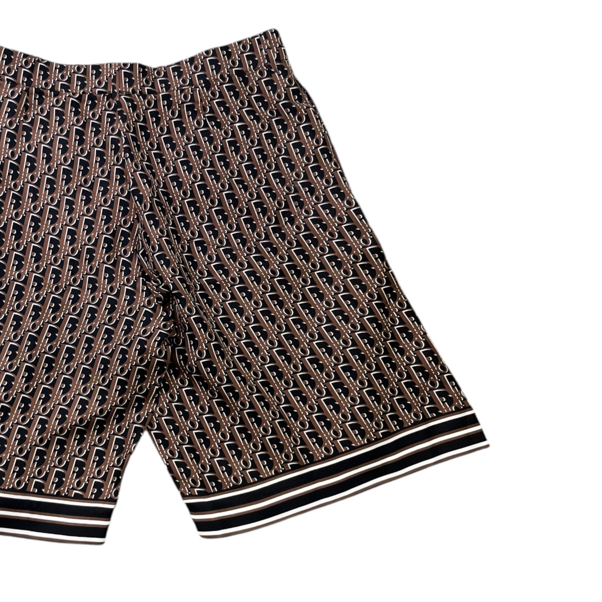 Men's Oblique Pixel Bermuda Shorts Black Size IT 48 / UK 32