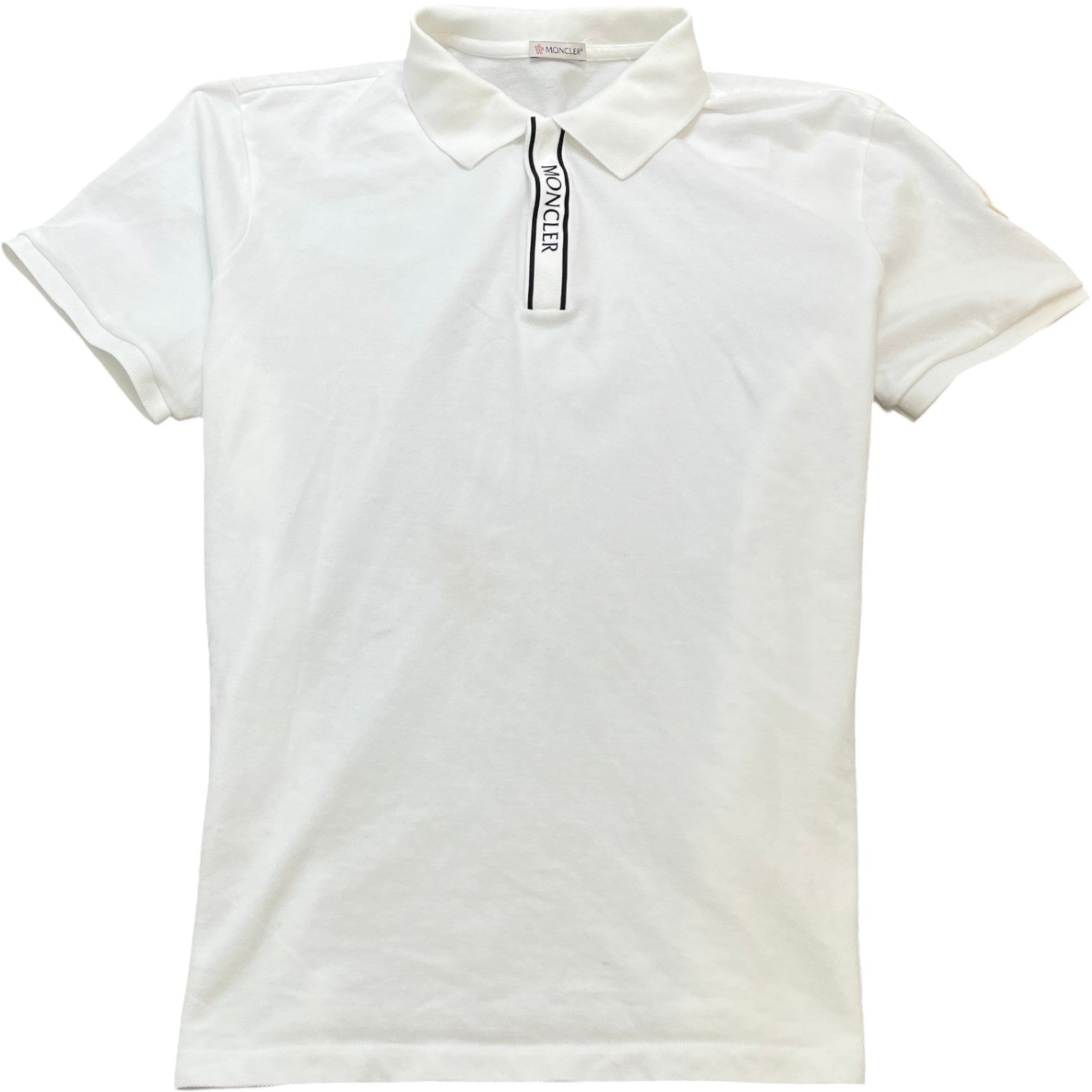 Men's Ss Logo Polo Shirt White Size XL