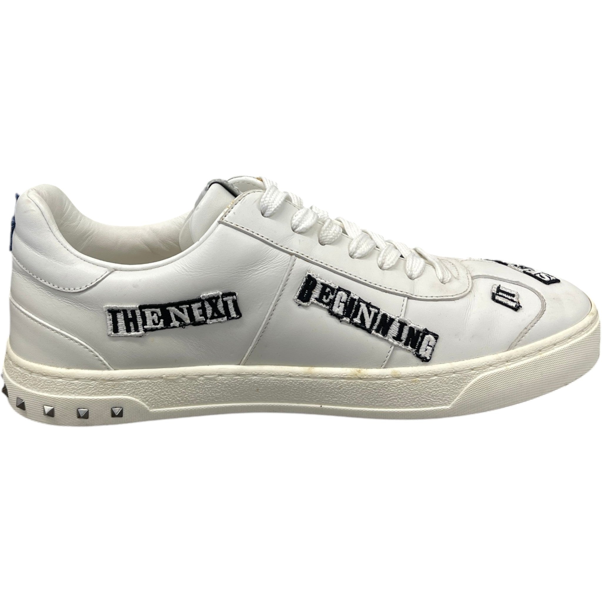 Men's X Jamie Reid Fly Crew Punk Poem Low Trainers White Size EU 41 / UK 7