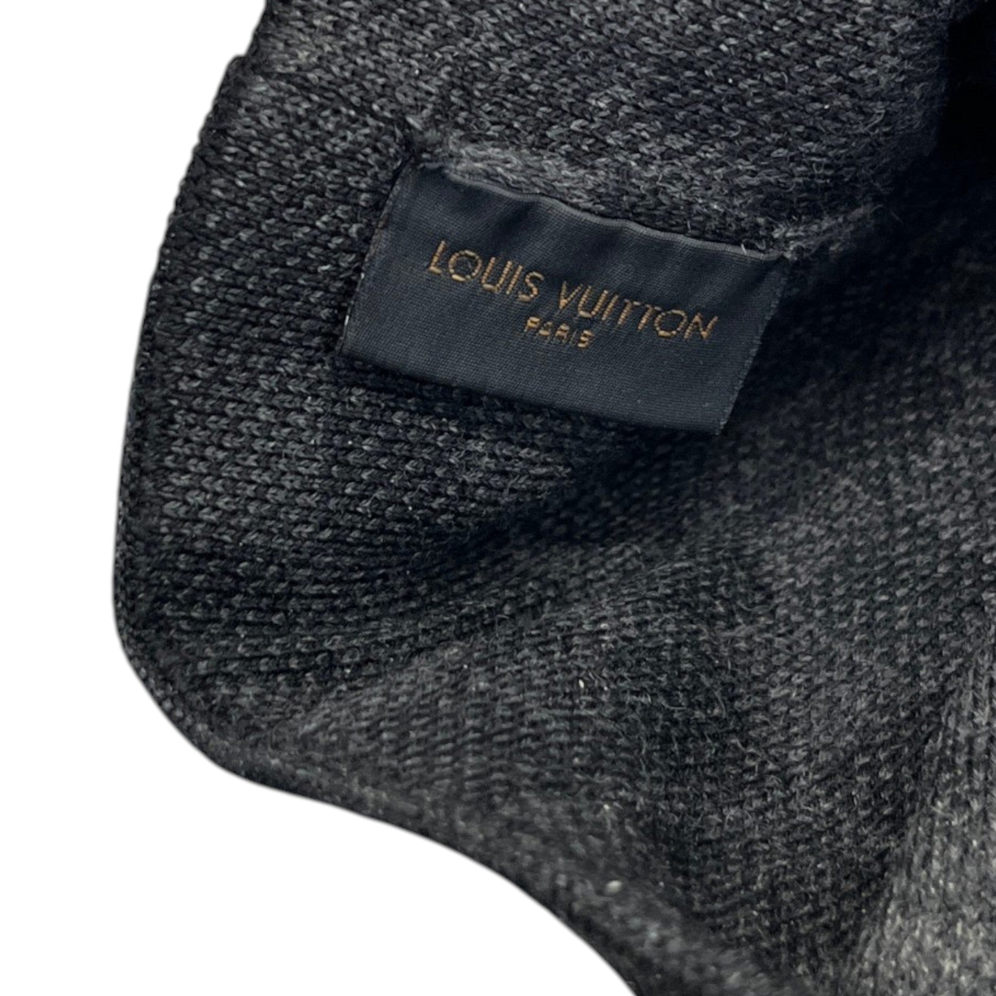 Men's Damier Néo Petit Beanie Hat Black