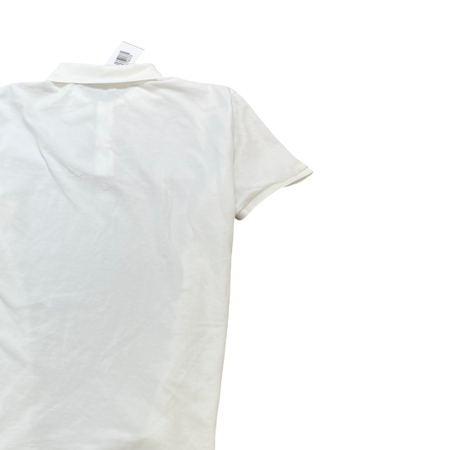 Men's Ss Logo Polo Shirt White Size XL