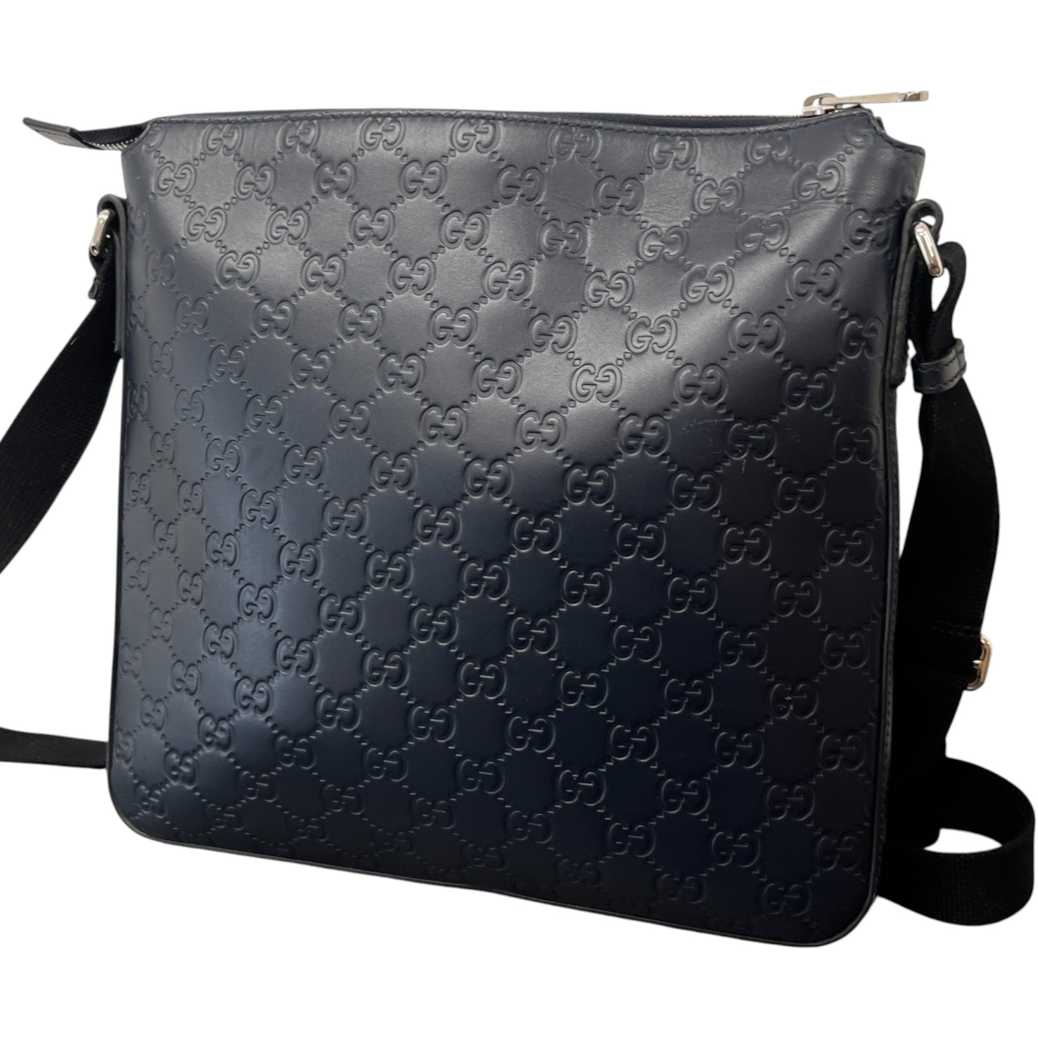 Men's Gg Supreme Messenger Bag Blue