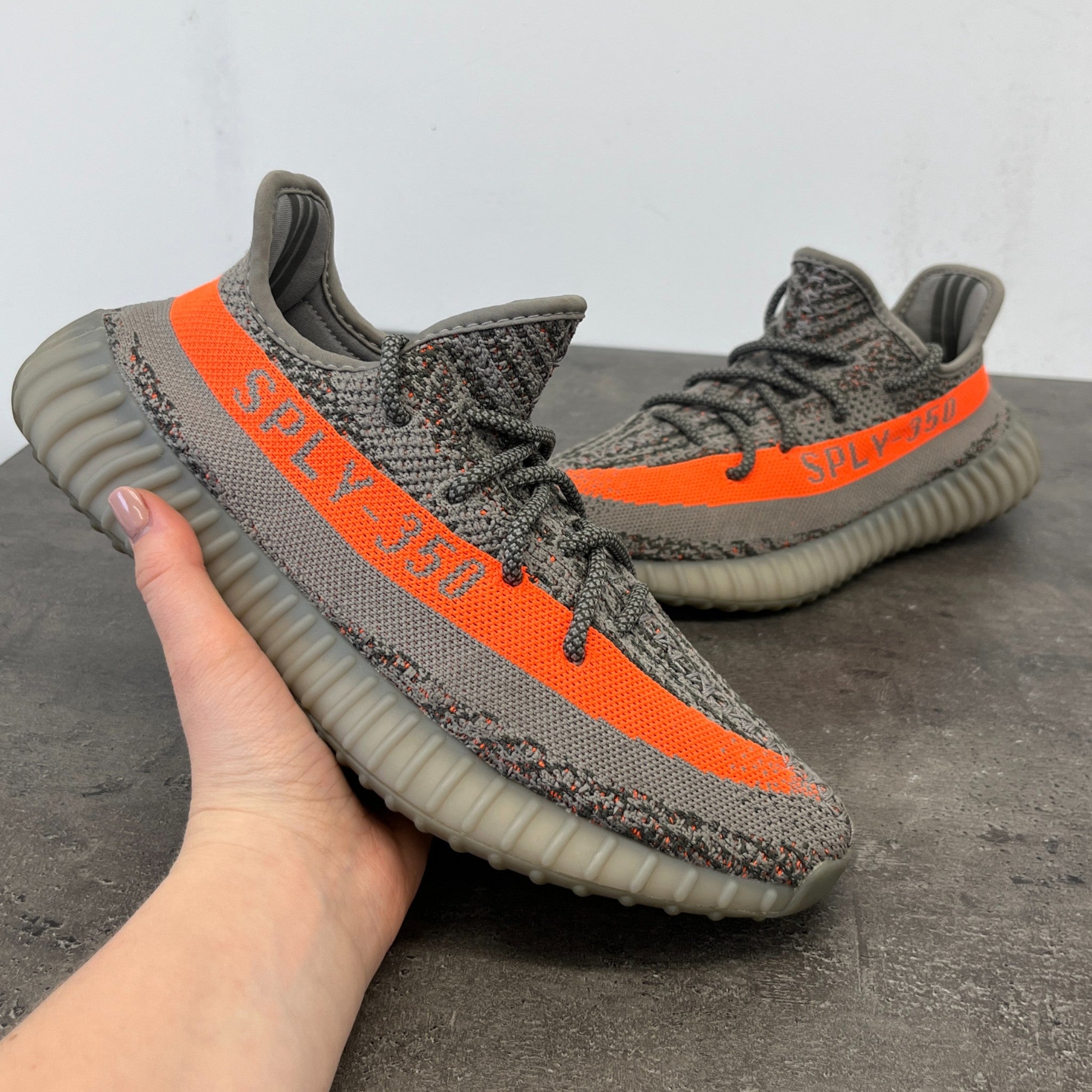 Men's Boost 350 Low Trainers Grey Size EU 41.5 / UK 7.5