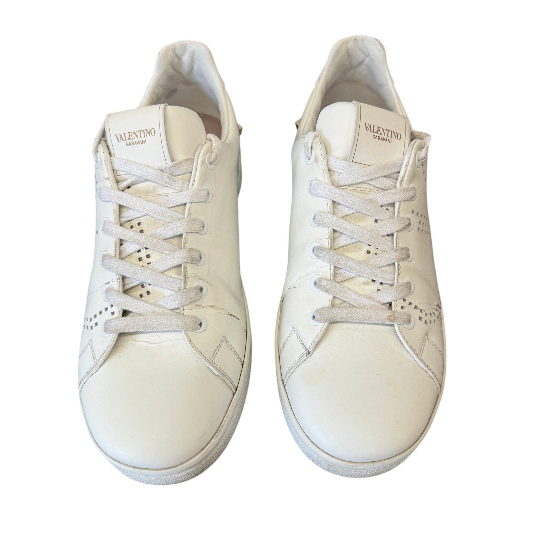 Women's Rockstud Low Trainers White Size EU 39 / UK 6