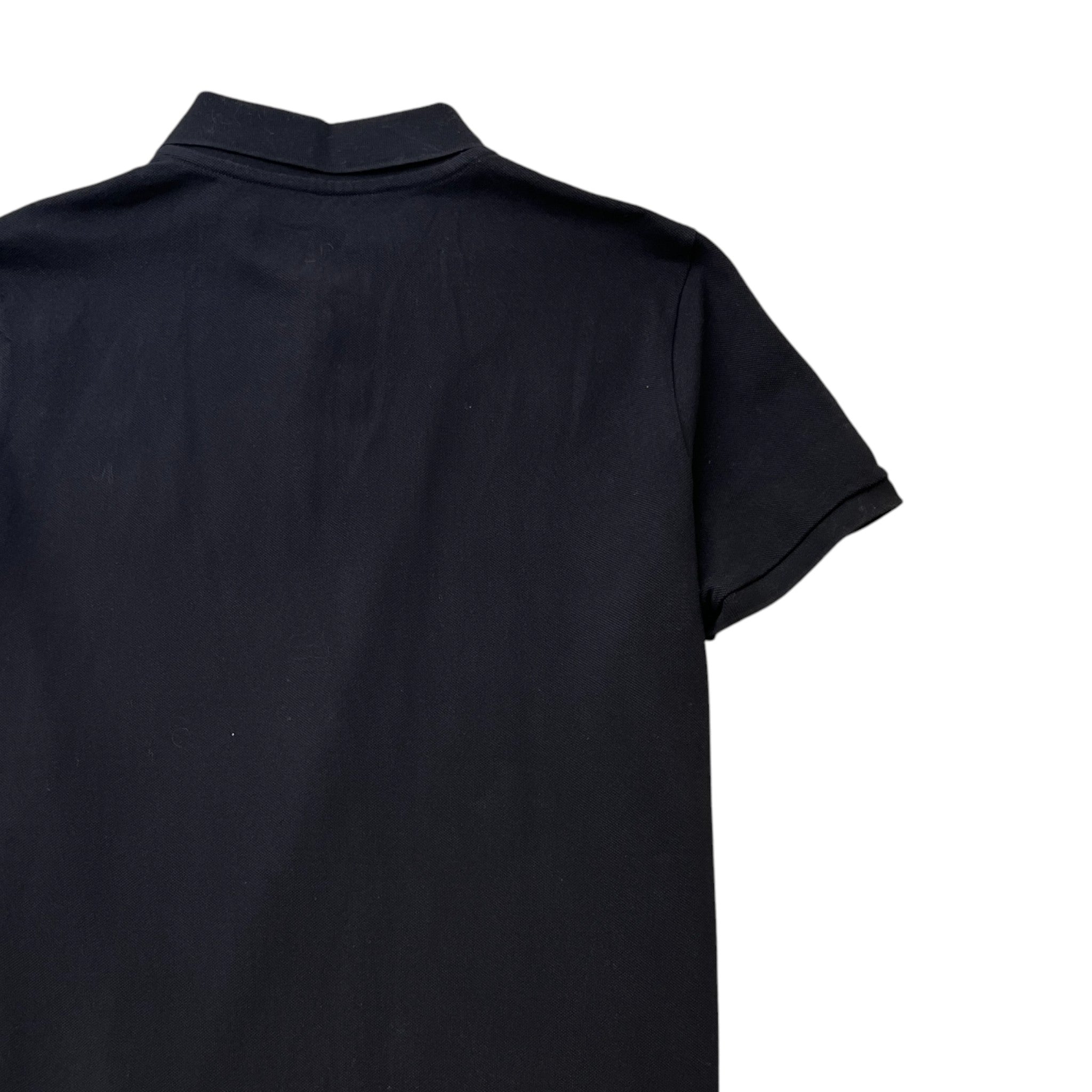 Men's Maglia Polo Manica Corta Polo Shirt Black Size XL