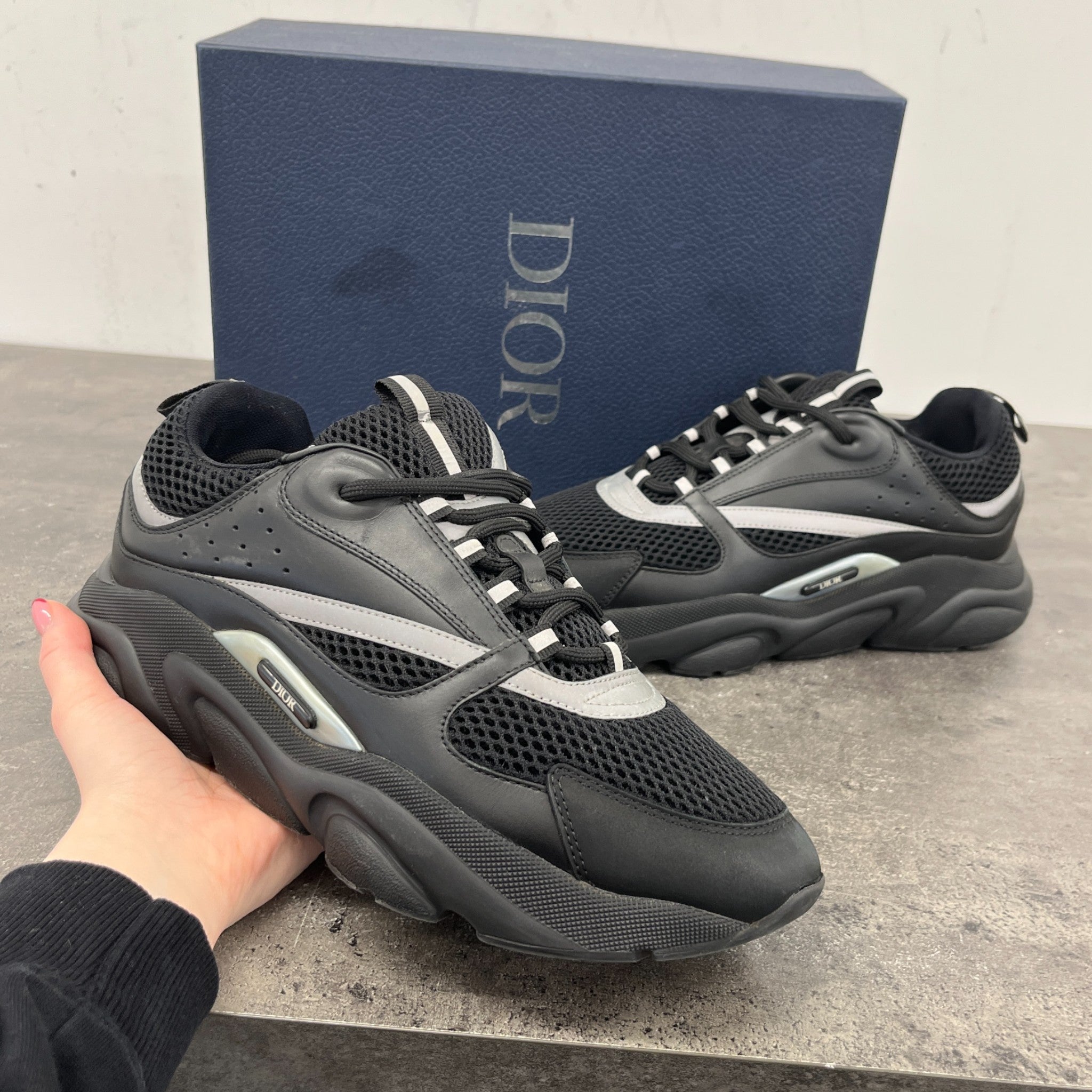 Men's B22 Low Trainers Black Size EU 42 / UK 8