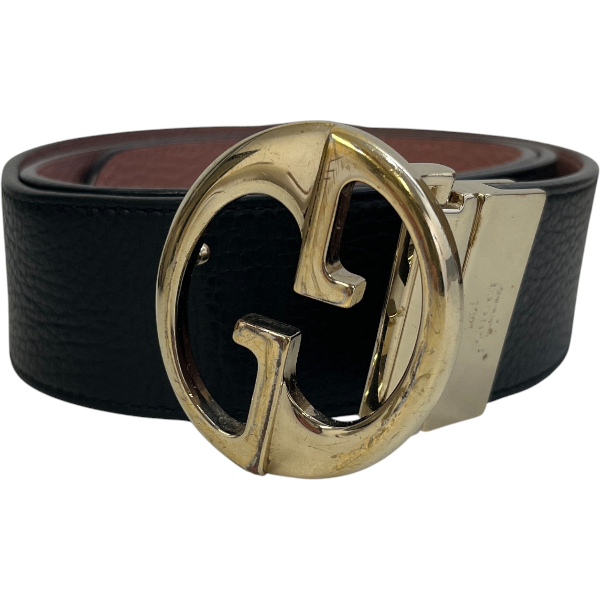 Women's Gg Reversible Belt Black Size 90CM / UK 12