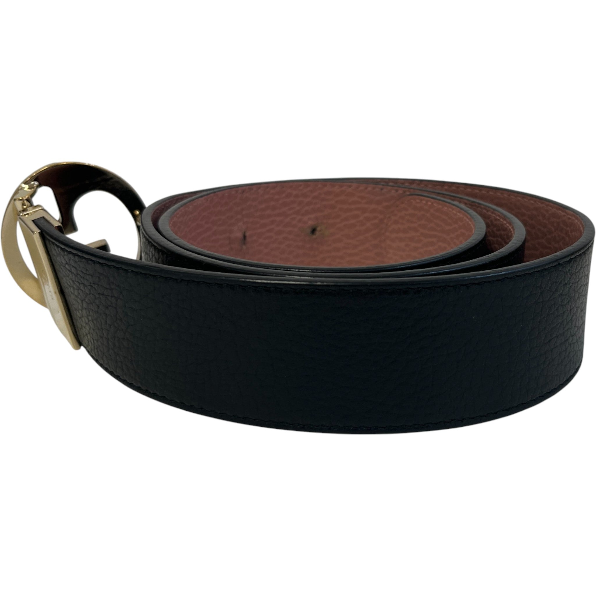 Women's Gg Reversible Belt Black Size 90CM / UK 12