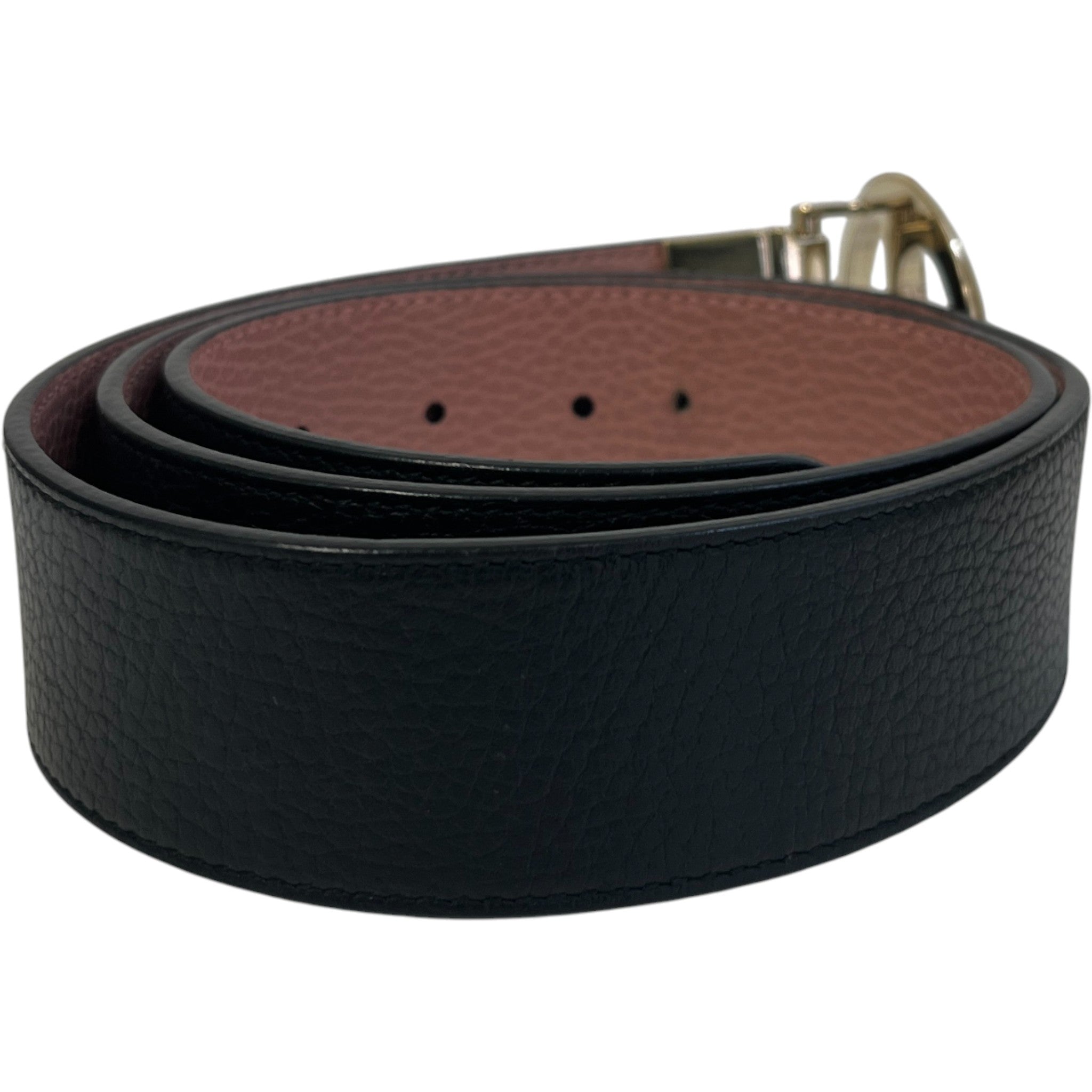 Women's Gg Reversible Belt Black Size 90CM / UK 12