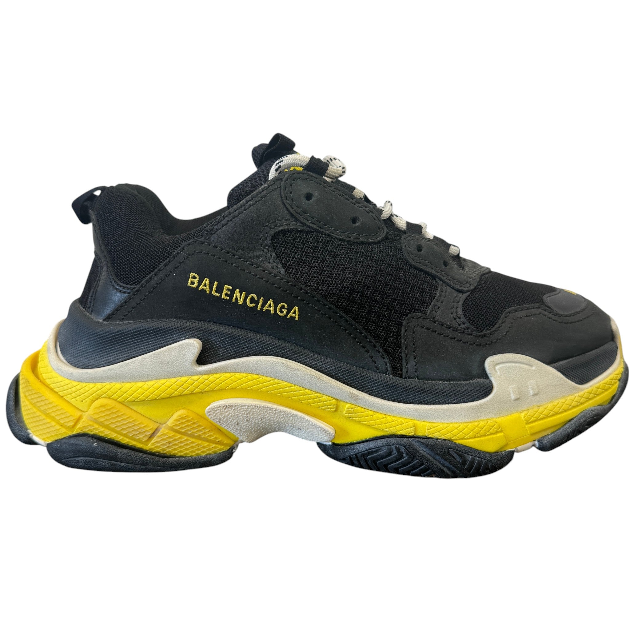 Men's Triple S Low Trainers Black Size EU 41 / UK 7
