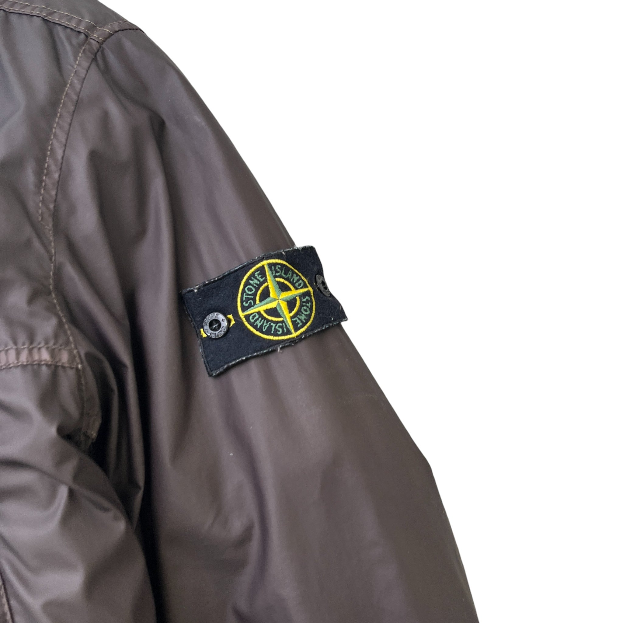 Men's Mussola Gommata Jacket Brown Size XXL