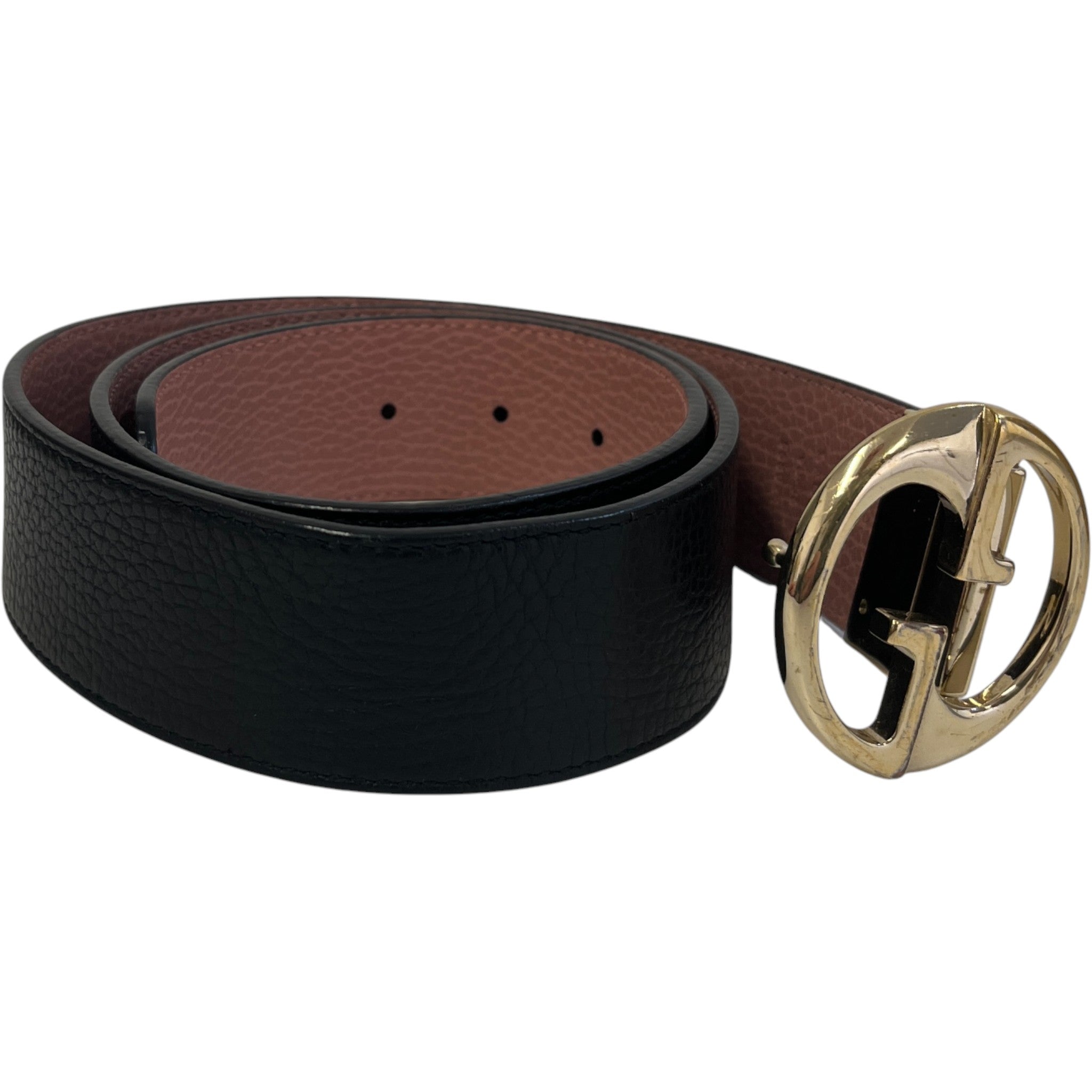 Women's Gg Reversible Belt Black Size 90CM / UK 12