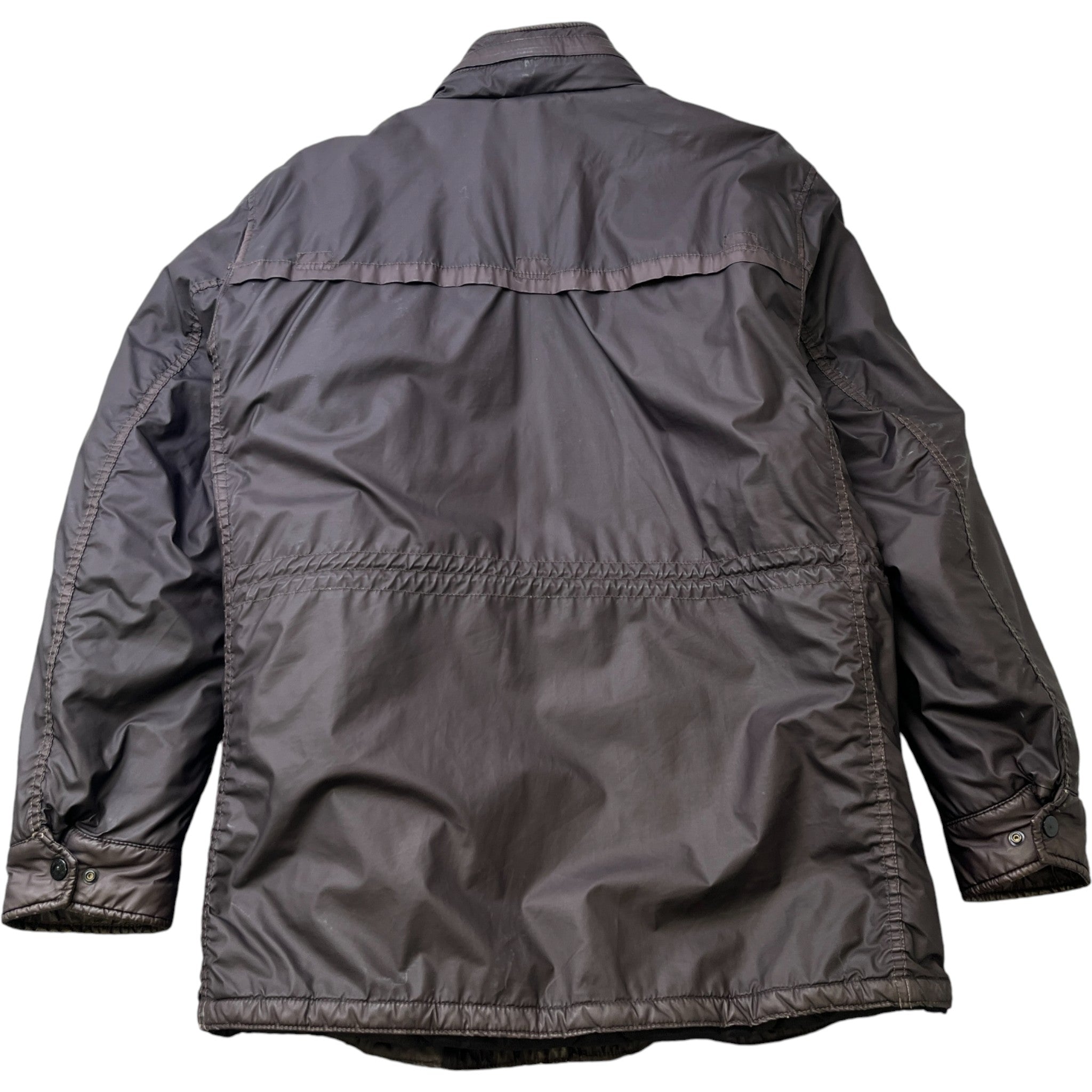 Men's Mussola Gommata Jacket Brown Size XXL