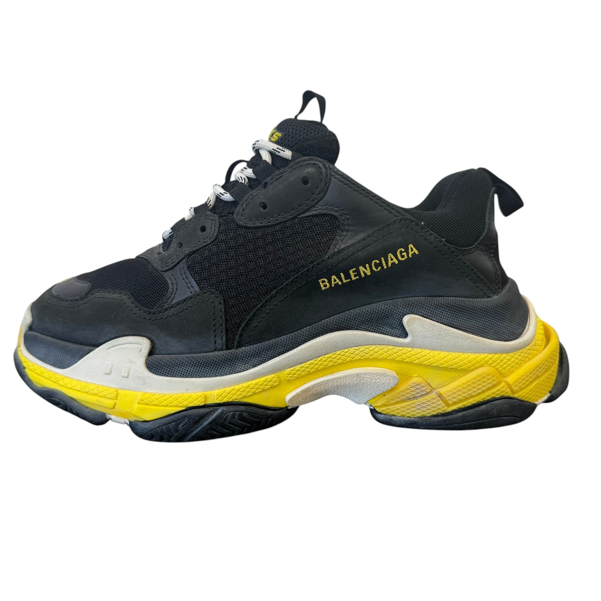 Men's Triple S Low Trainers Black Size EU 41 / UK 7